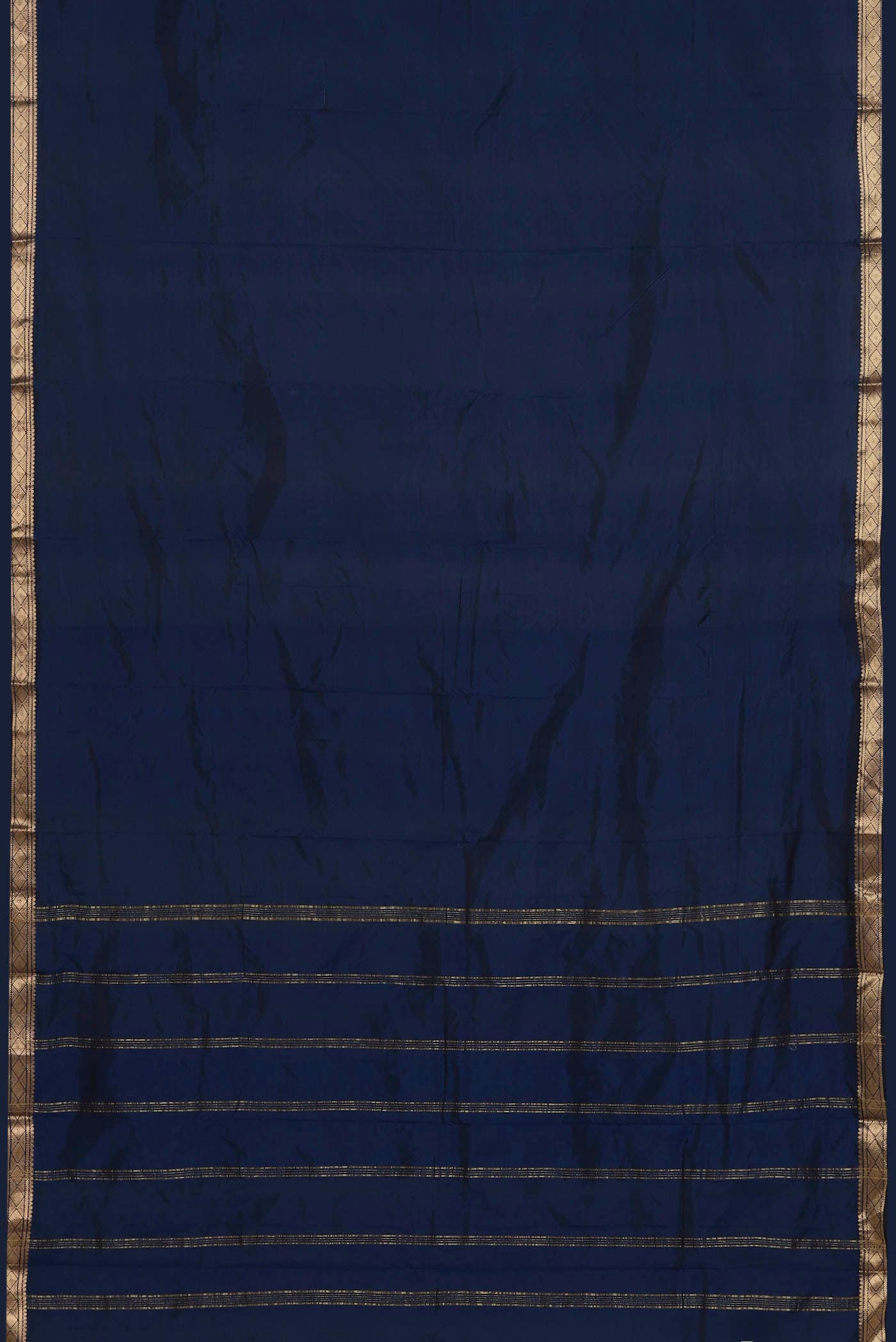 Blue Blended Bangalore Silk Saree