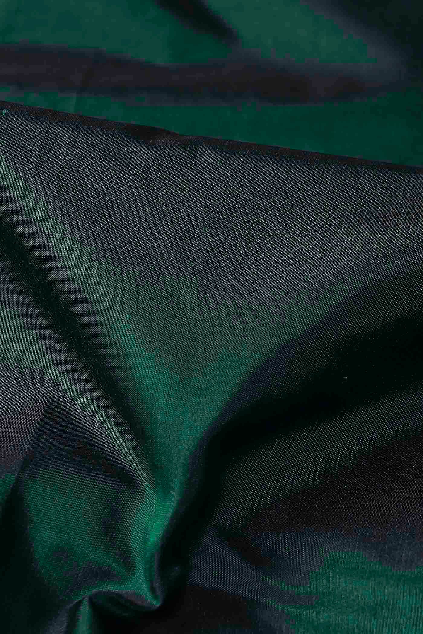 Green Blended Bangalore Silk Saree
