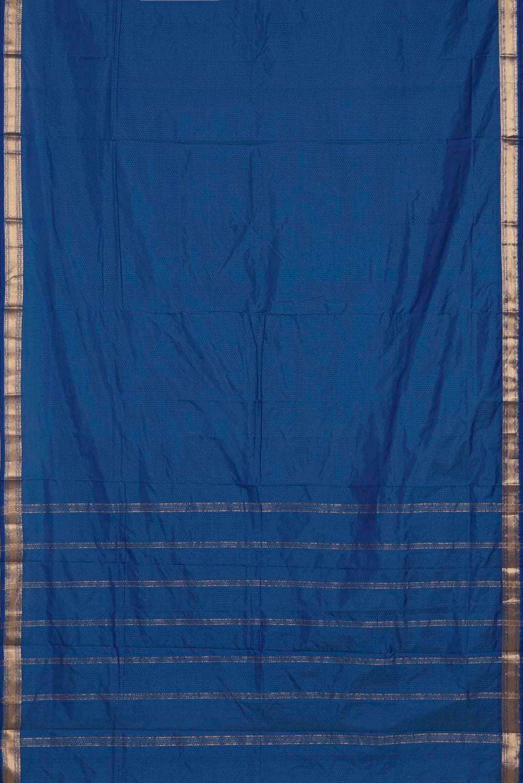 Blue Blended Bangalore Silk Saree