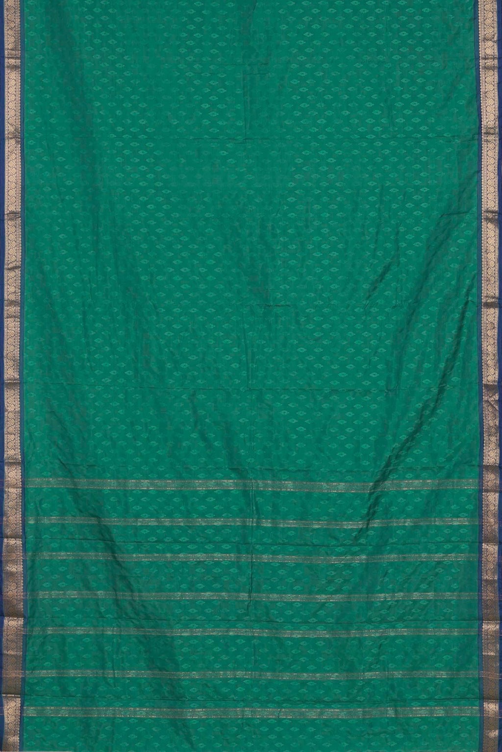 Green Blended Bangalore Silk Saree