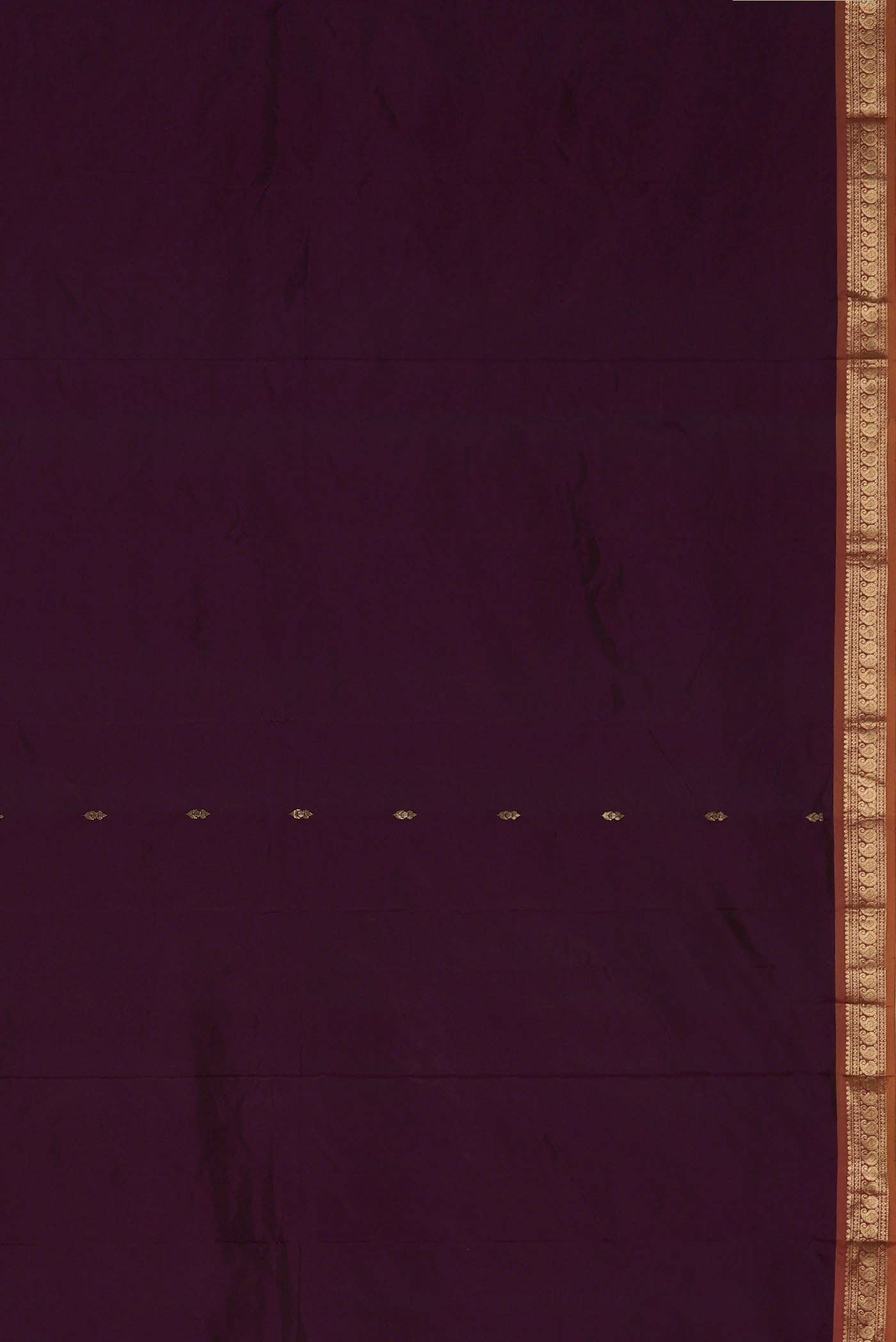 Purple Blended Bangalore Silk Saree