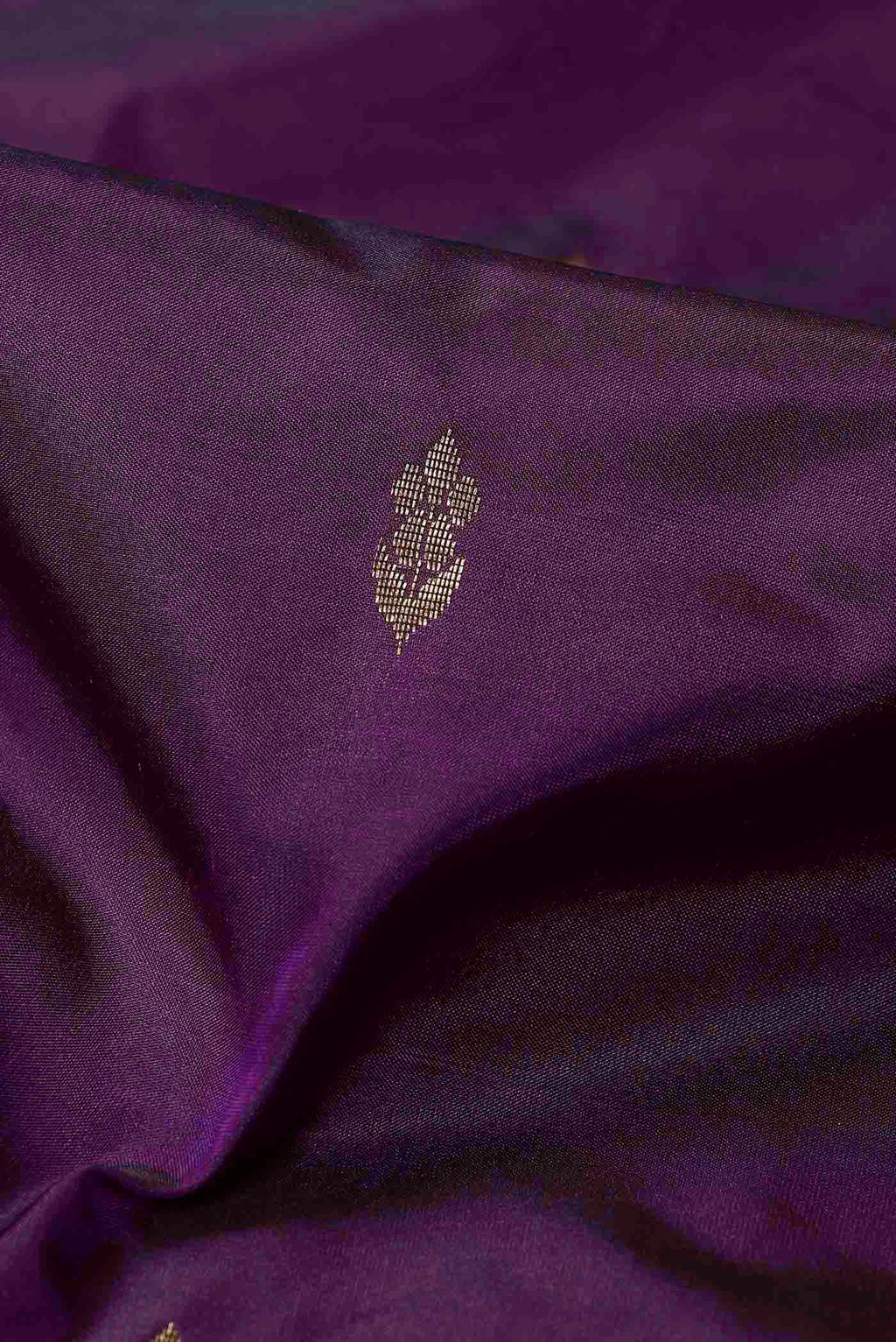 Purple Blended Bangalore Silk Saree