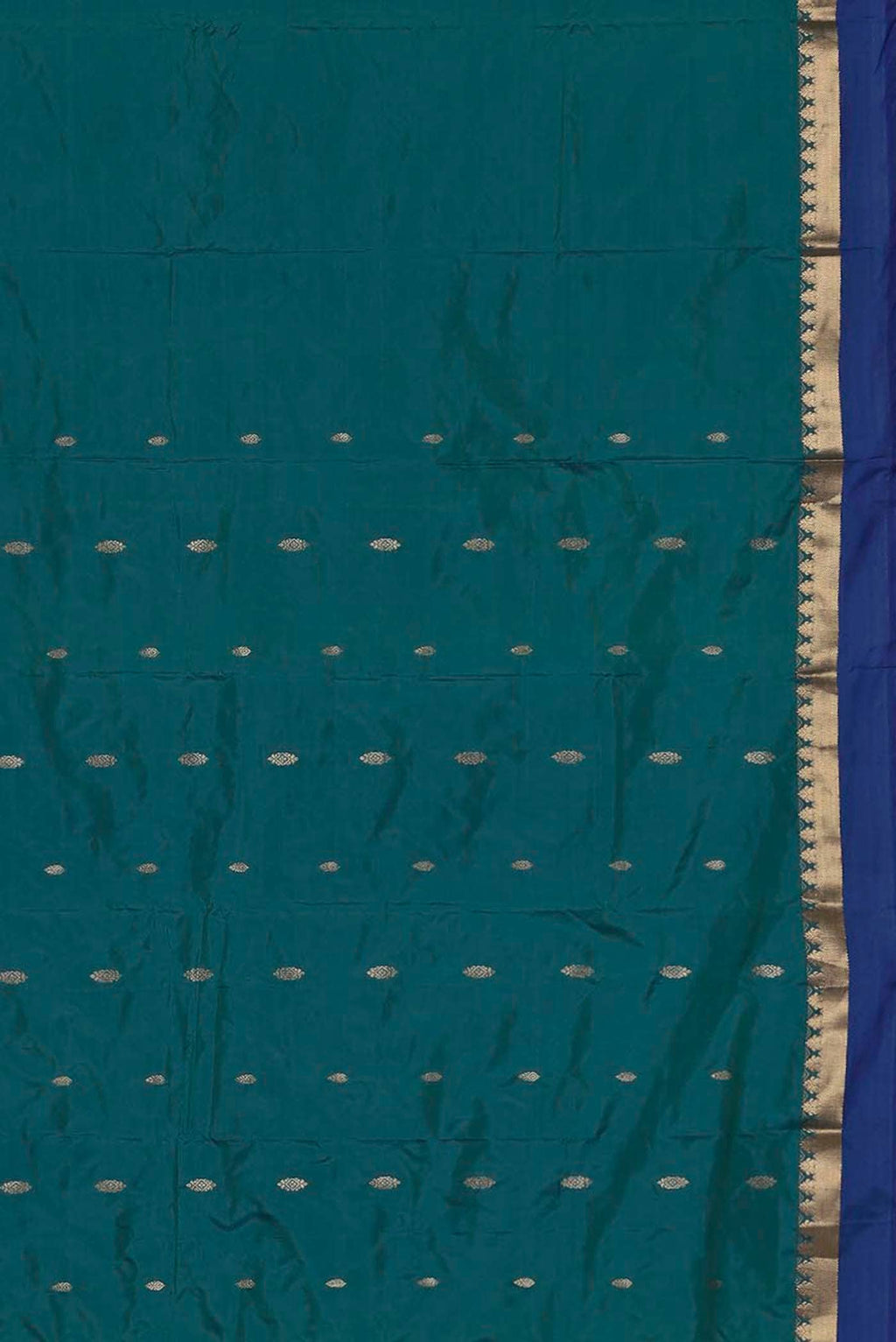 Blue Blended Bangalore Silk Saree