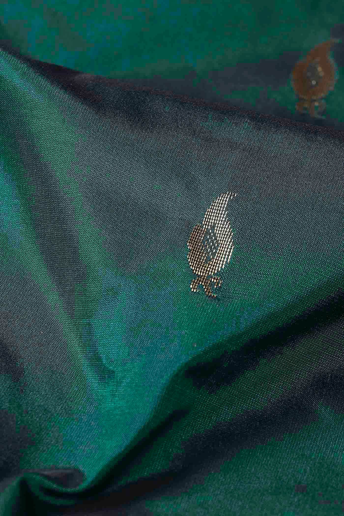 Green Blended Bangalore Silk Saree