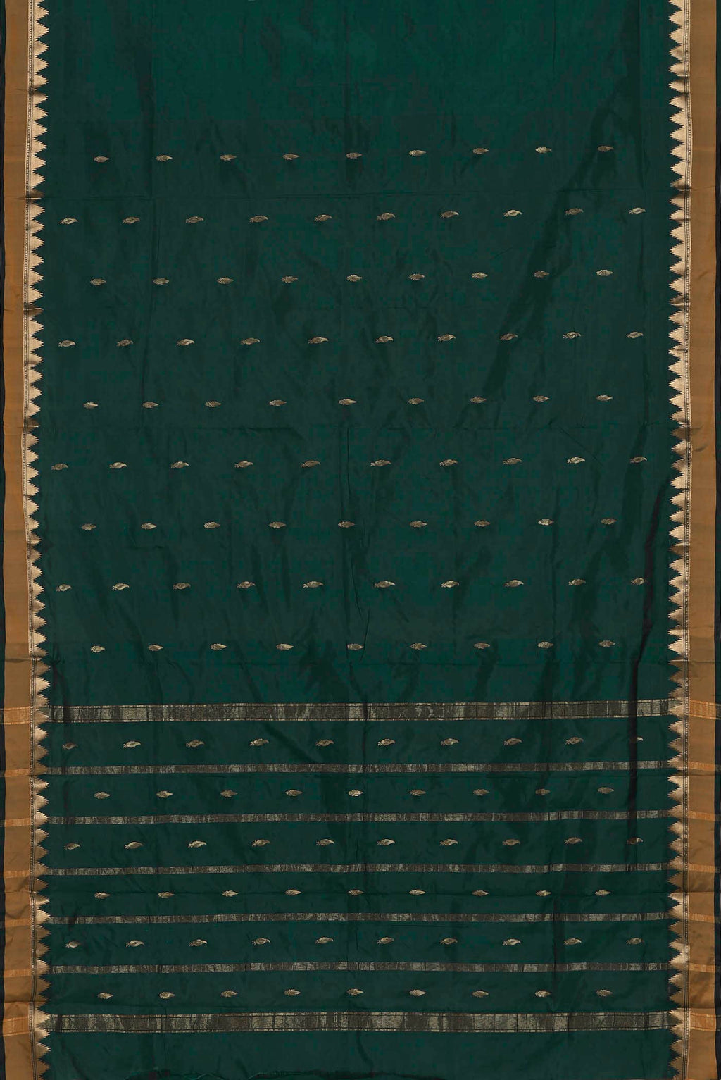 Green Blended Bangalore Silk Saree