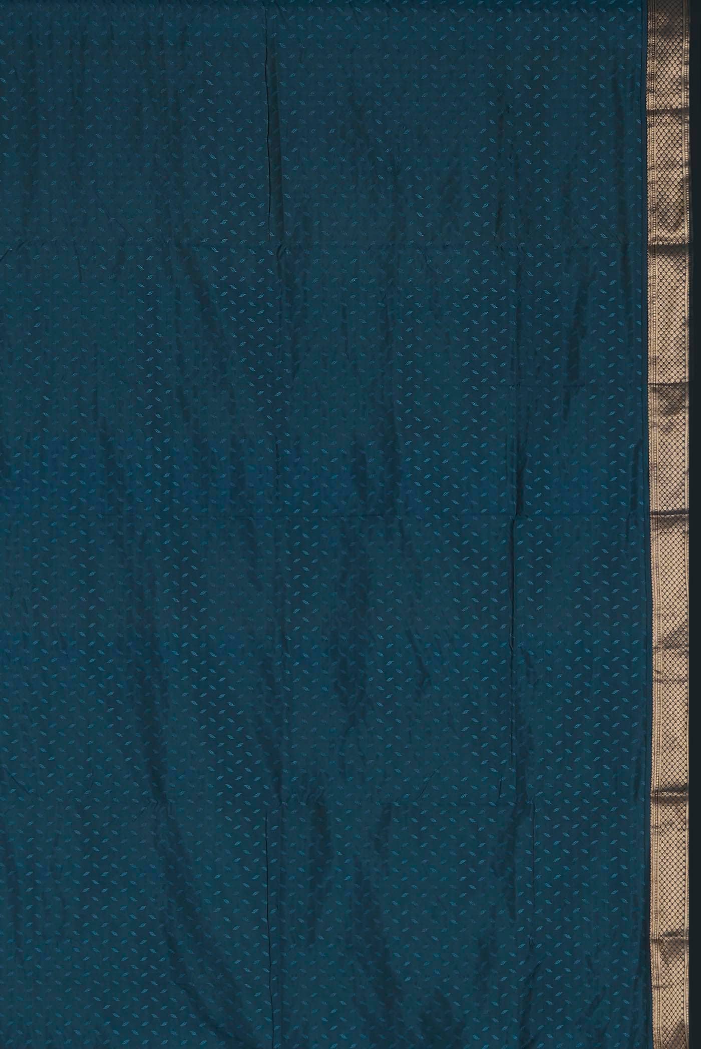 Blue Blended Bangalore Silk Saree