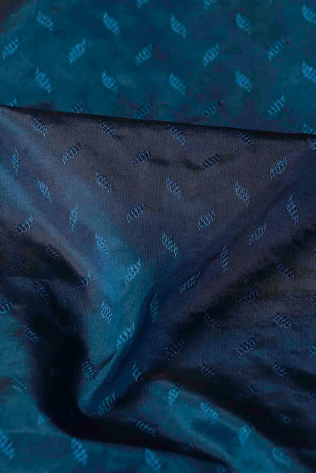 Blue Blended Bangalore Silk Saree