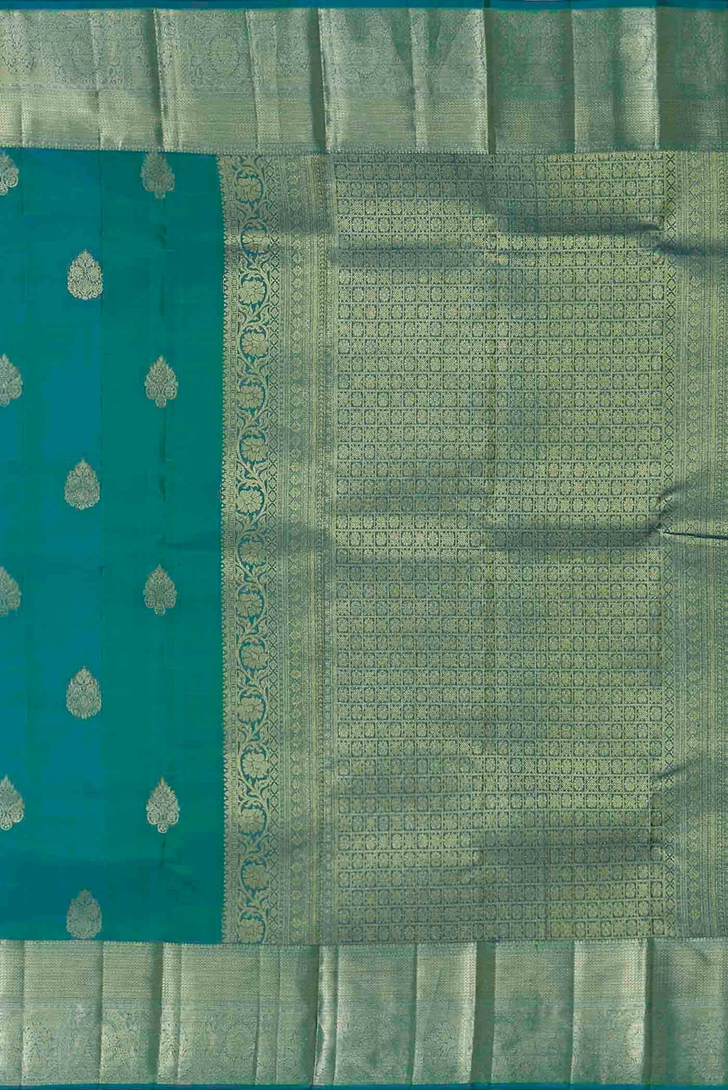 Blue Kanchipuram Silk Saree