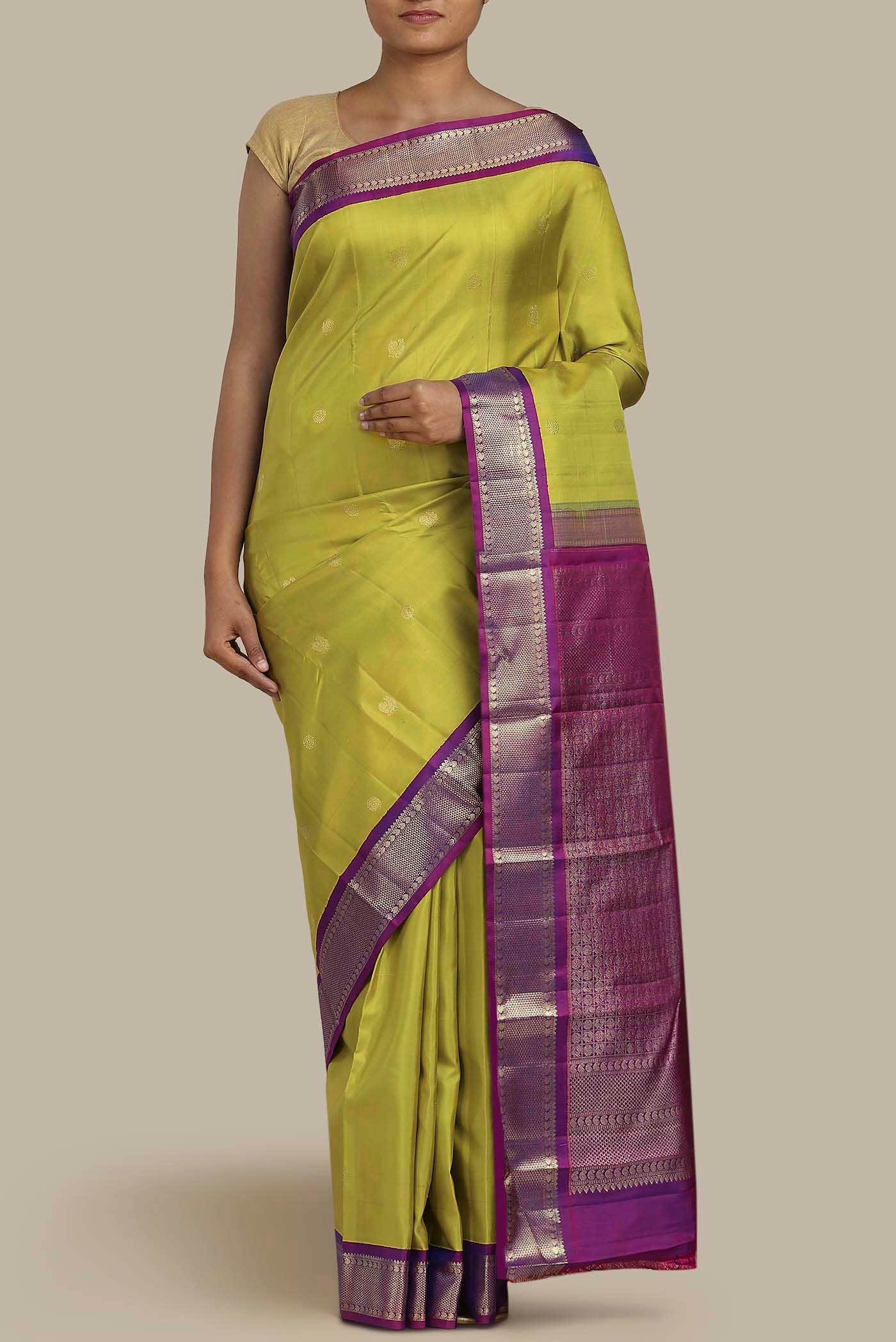 Green Kanchipuram Silk Saree