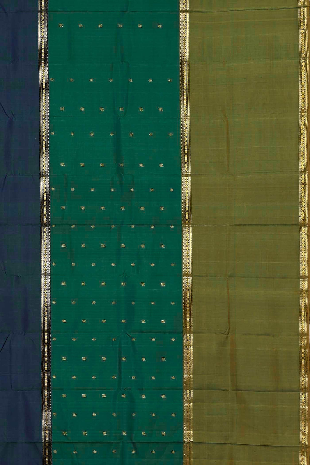 Blue Kanchipuram Silk Saree