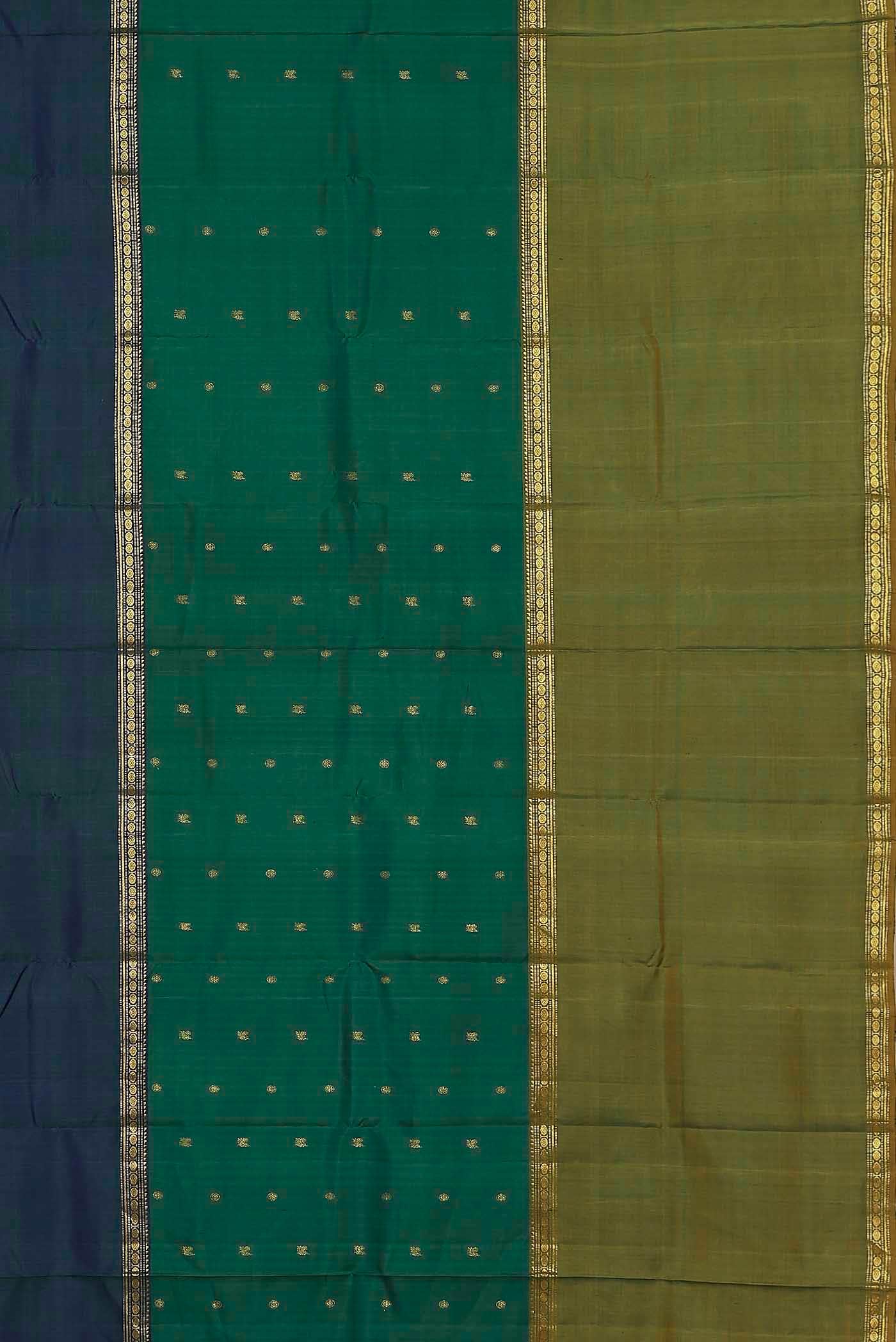 Blue Kanchipuram Silk Saree