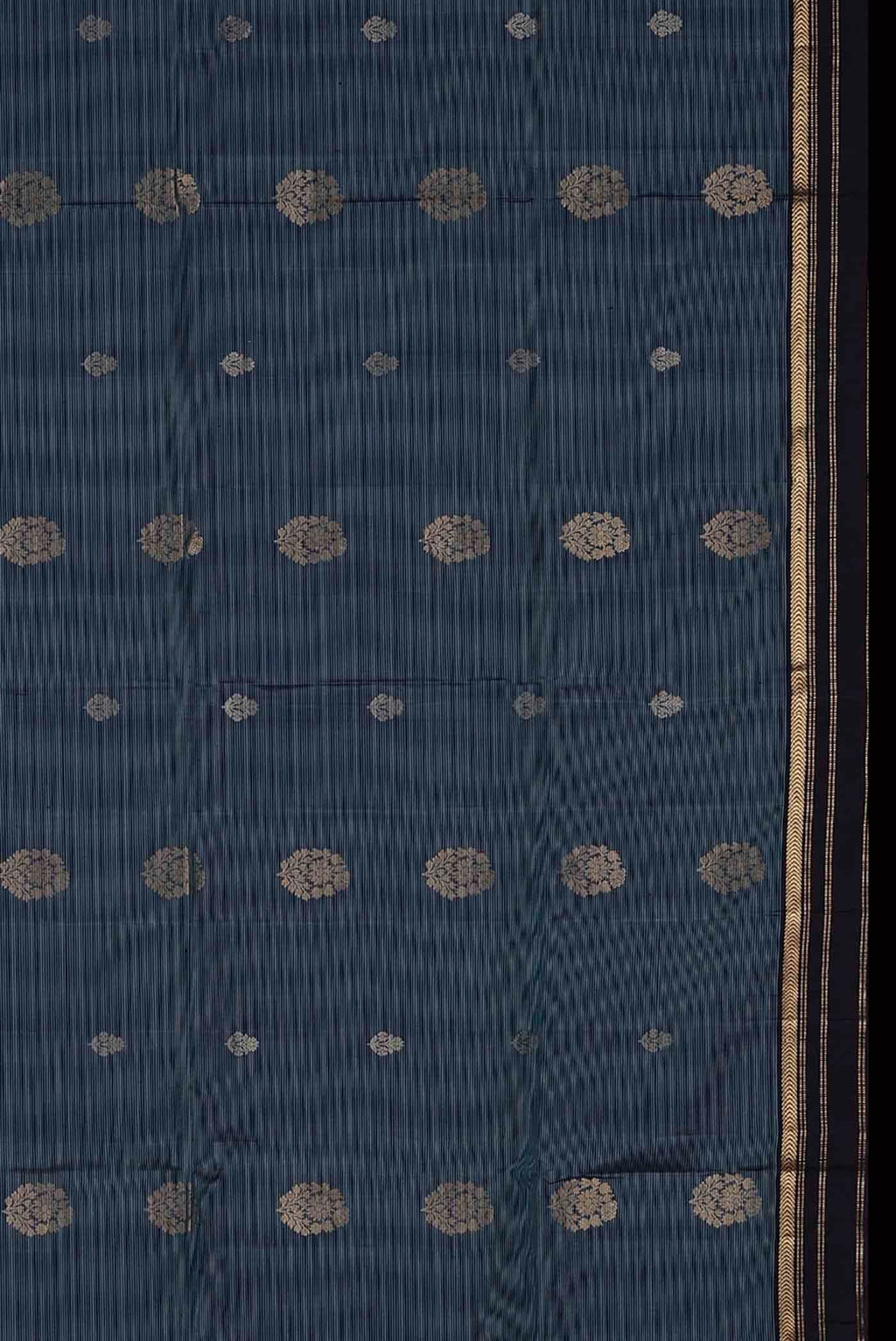 Blue Grey Soft Silk Saree