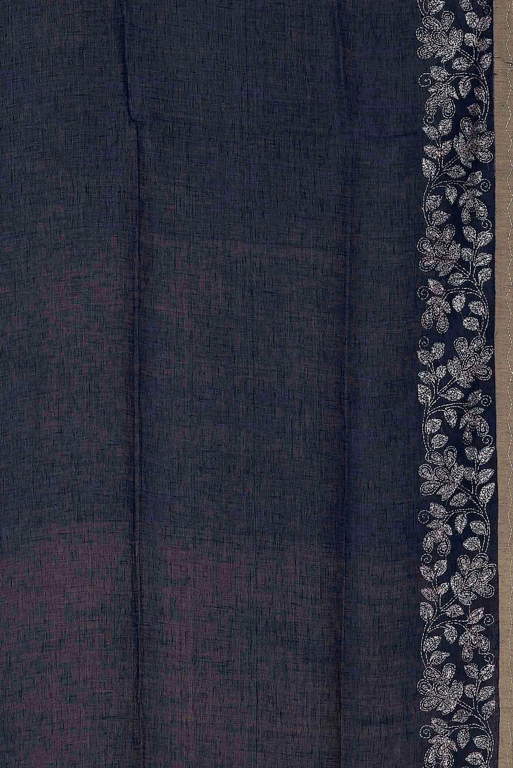 Black Bengal Cotton Saree