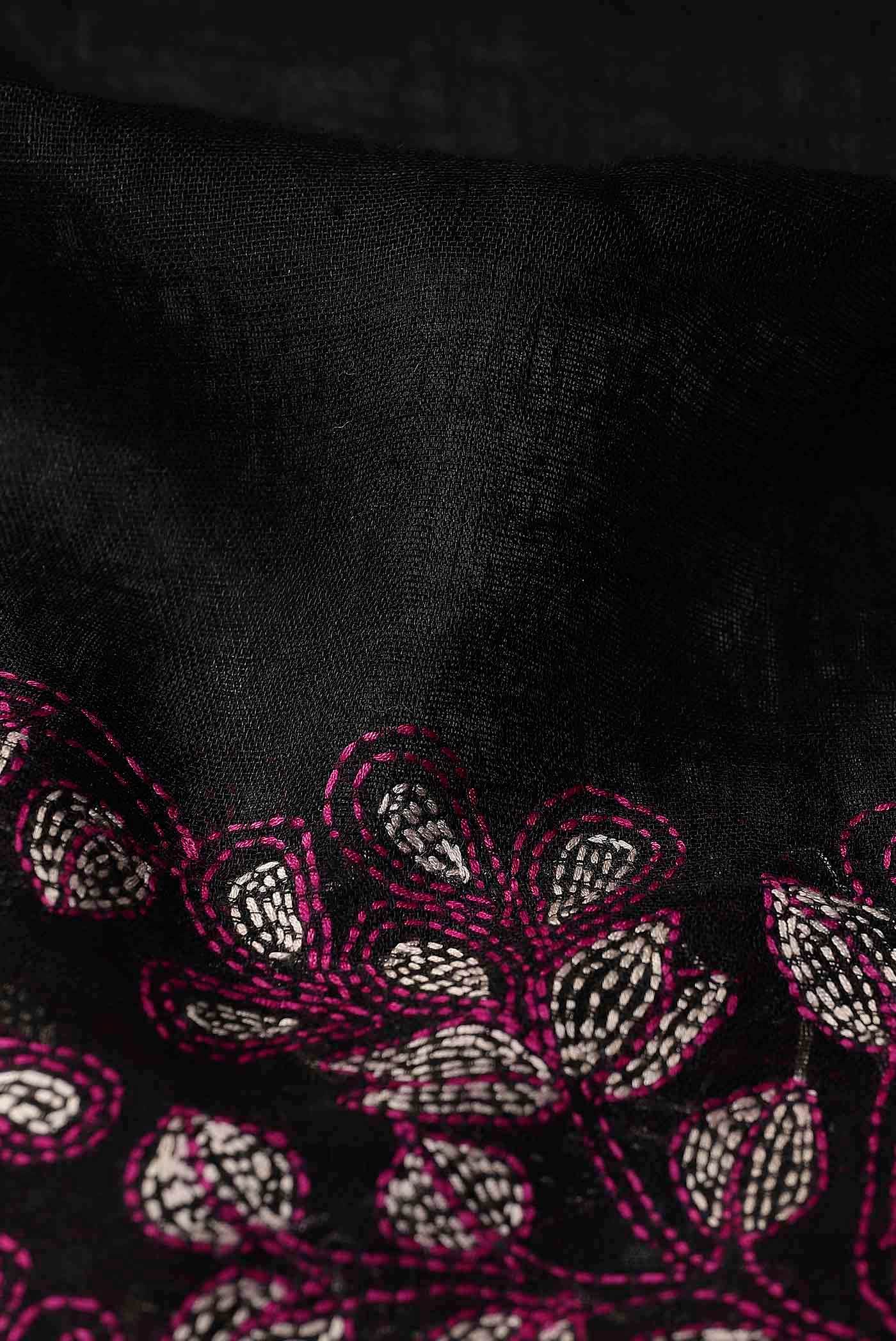 Black Bengal Cotton Saree