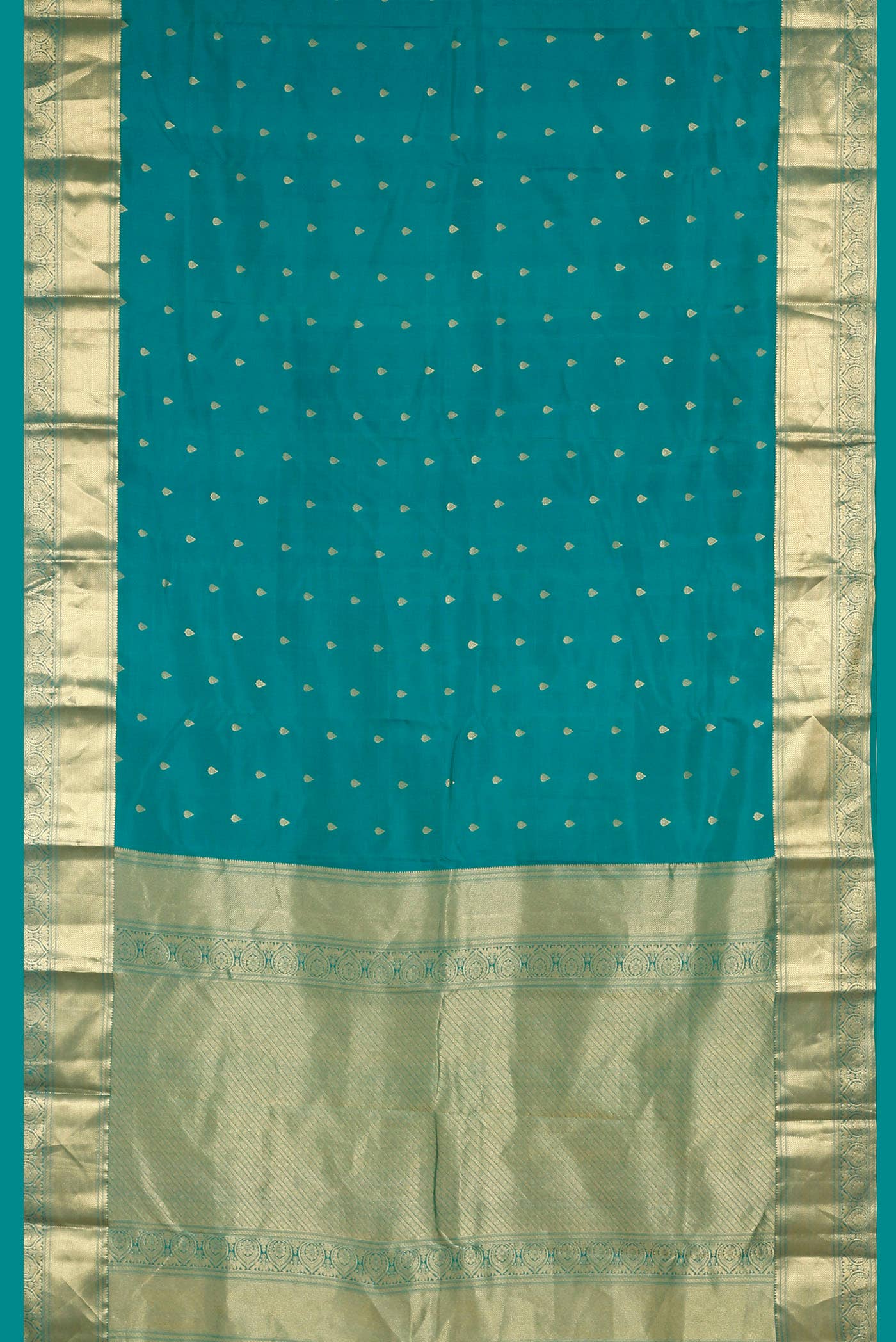 Blue Kanchipuram Silk Saree