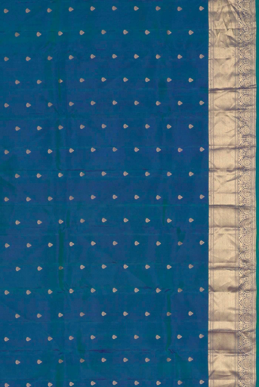 Blue Kanchipuram Silk Saree