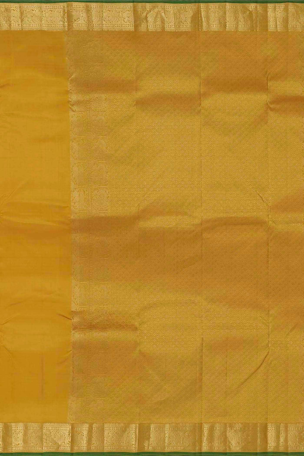 Yellow Kanchipuram Silk Saree