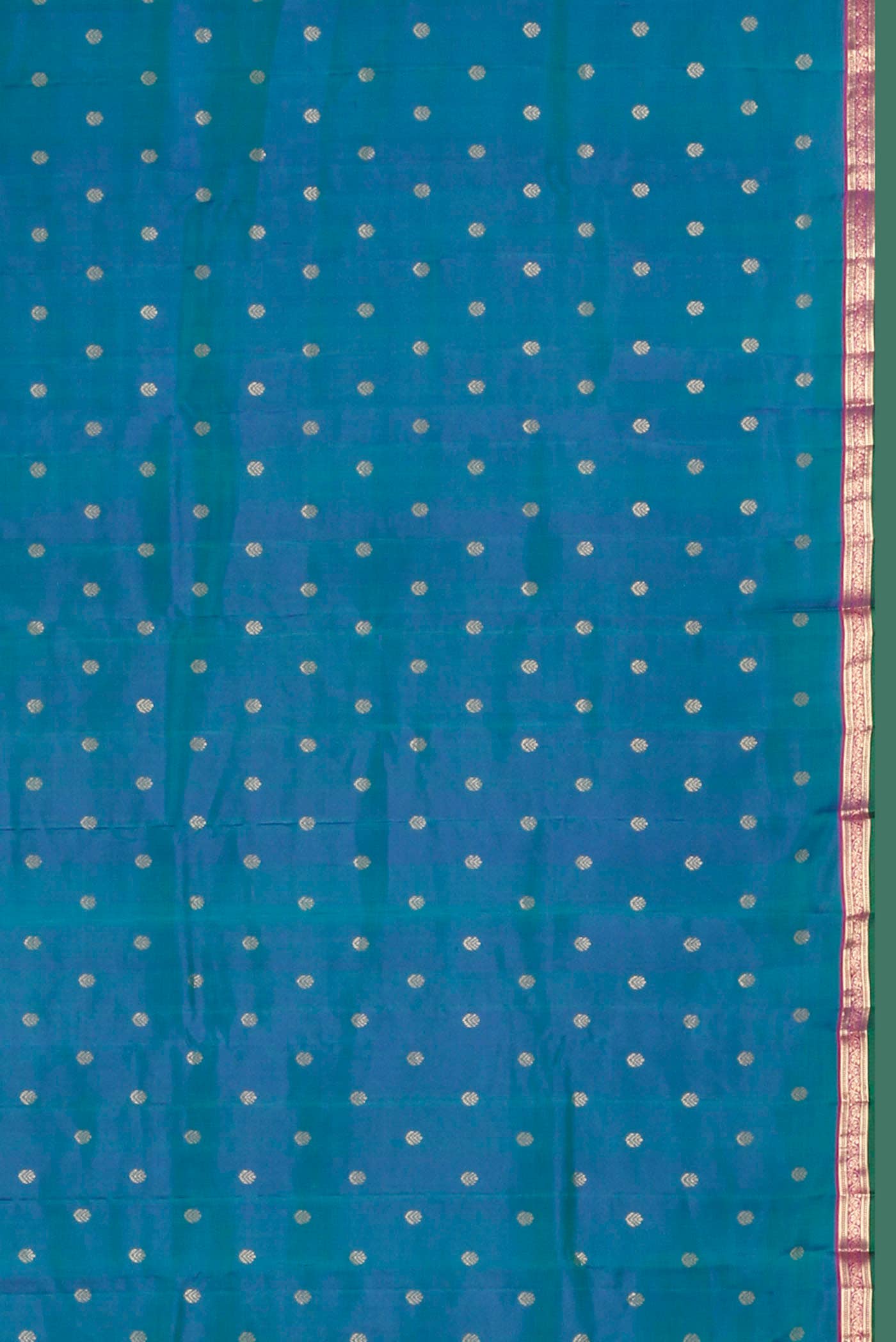 Blue Kanchipuram Silk Saree