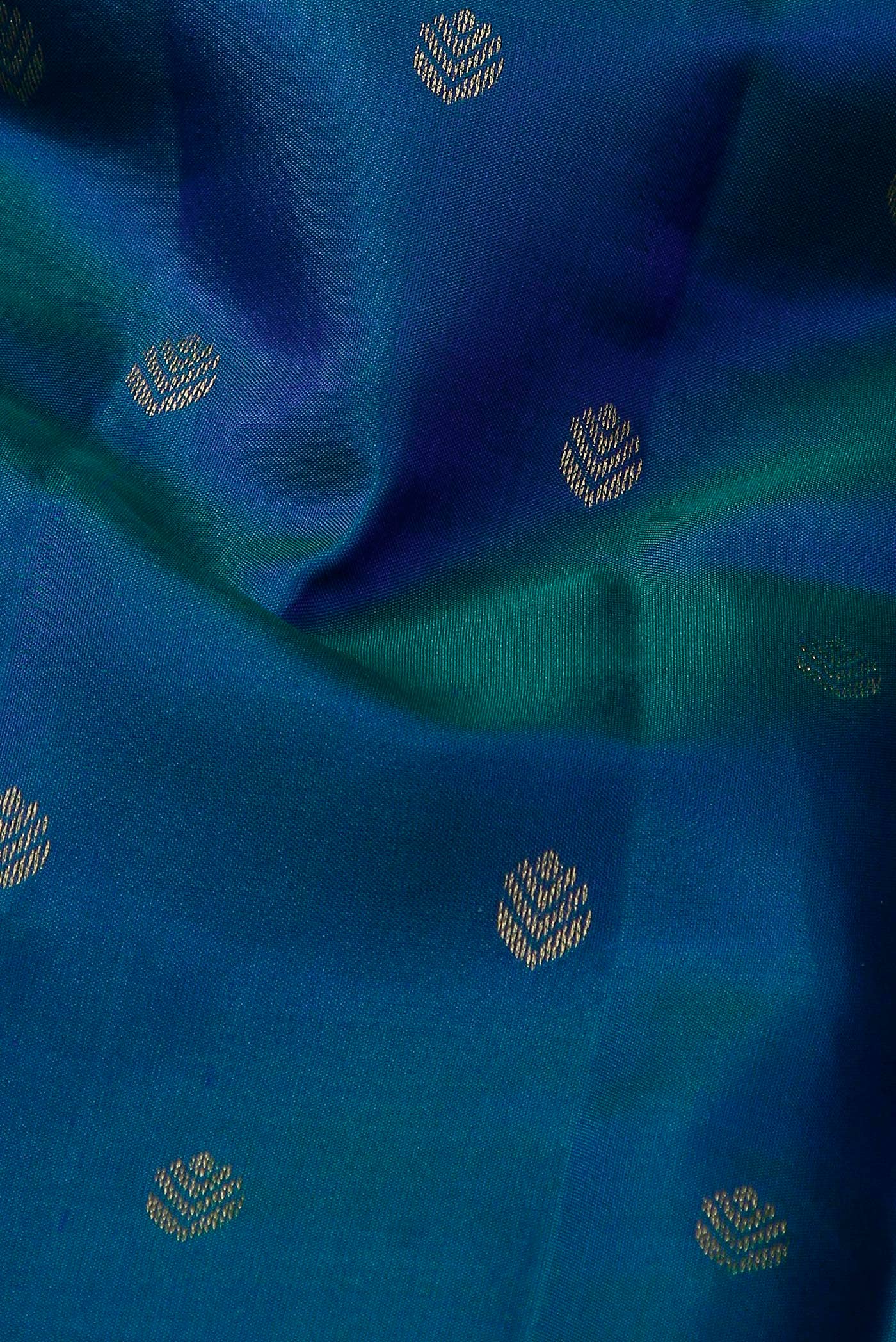Blue Kanchipuram Silk Saree