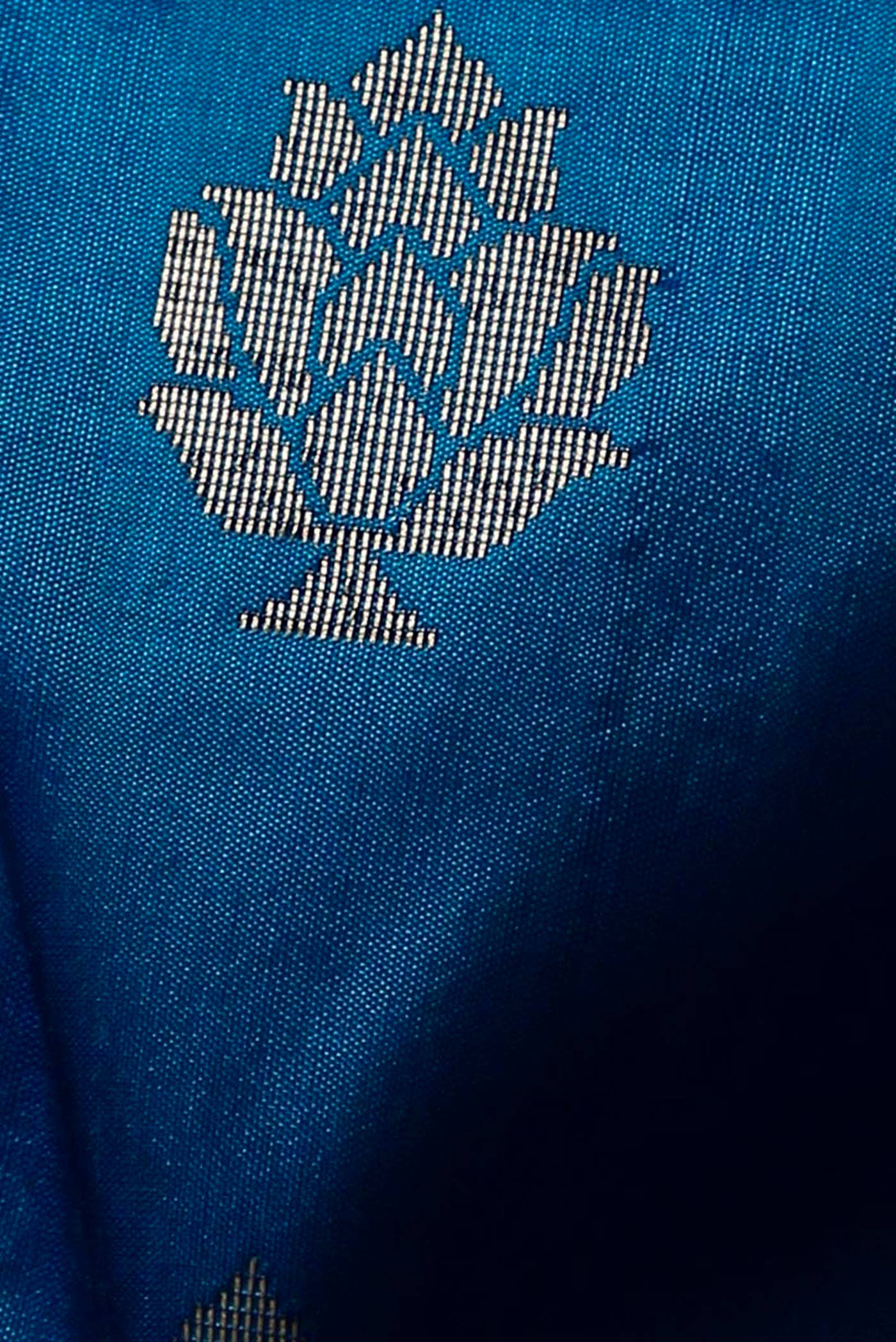 Blue Banarasi Katan Silk Saree