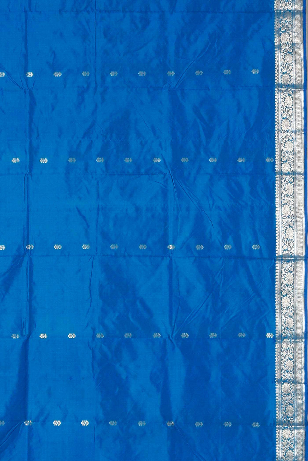 Blue Banarasi Katan Silk Saree