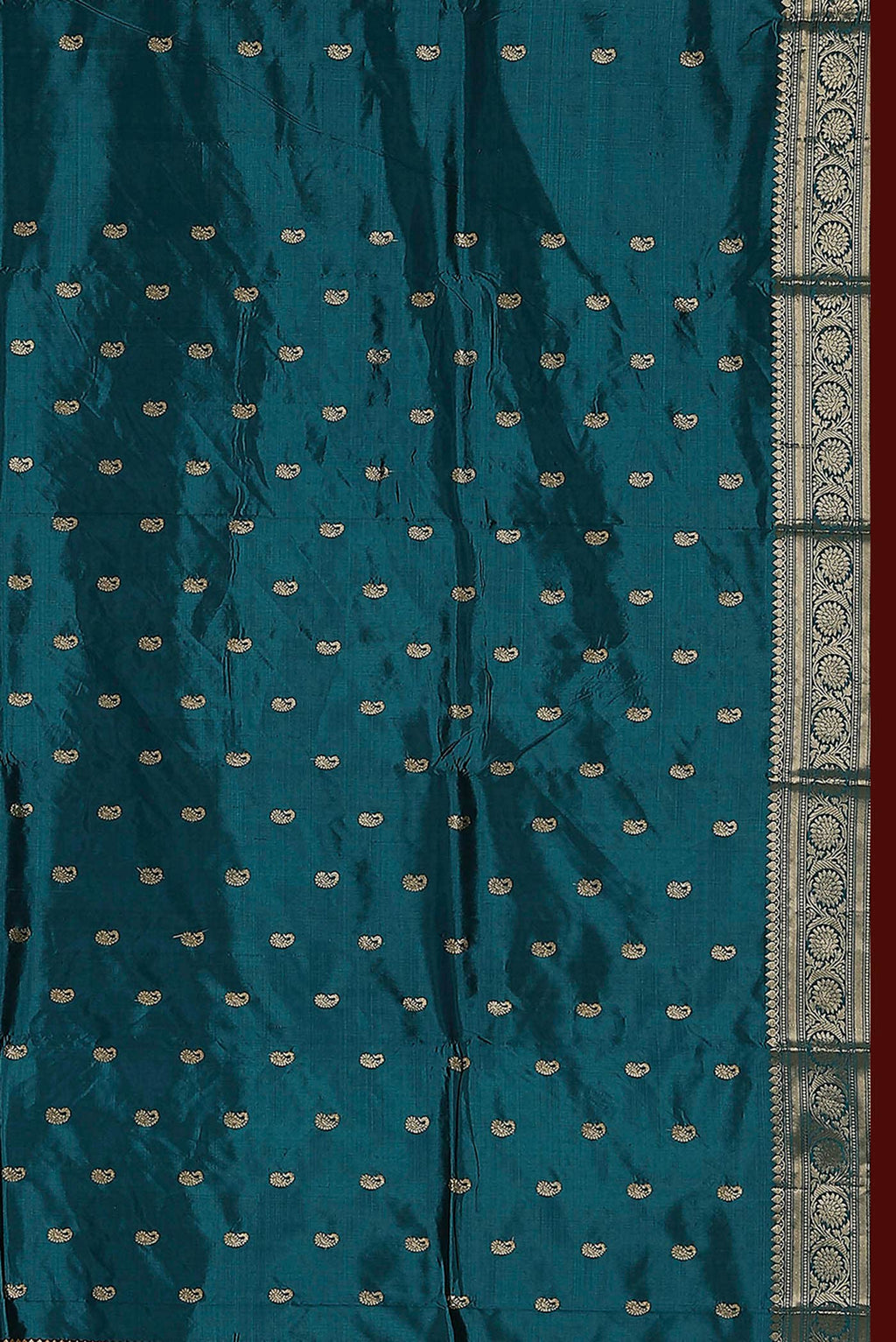 Blue Banarasi Katan Silk Saree