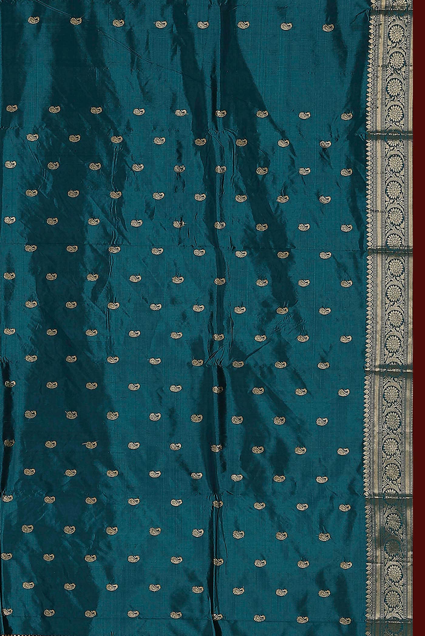 Blue Banarasi Katan Silk Saree