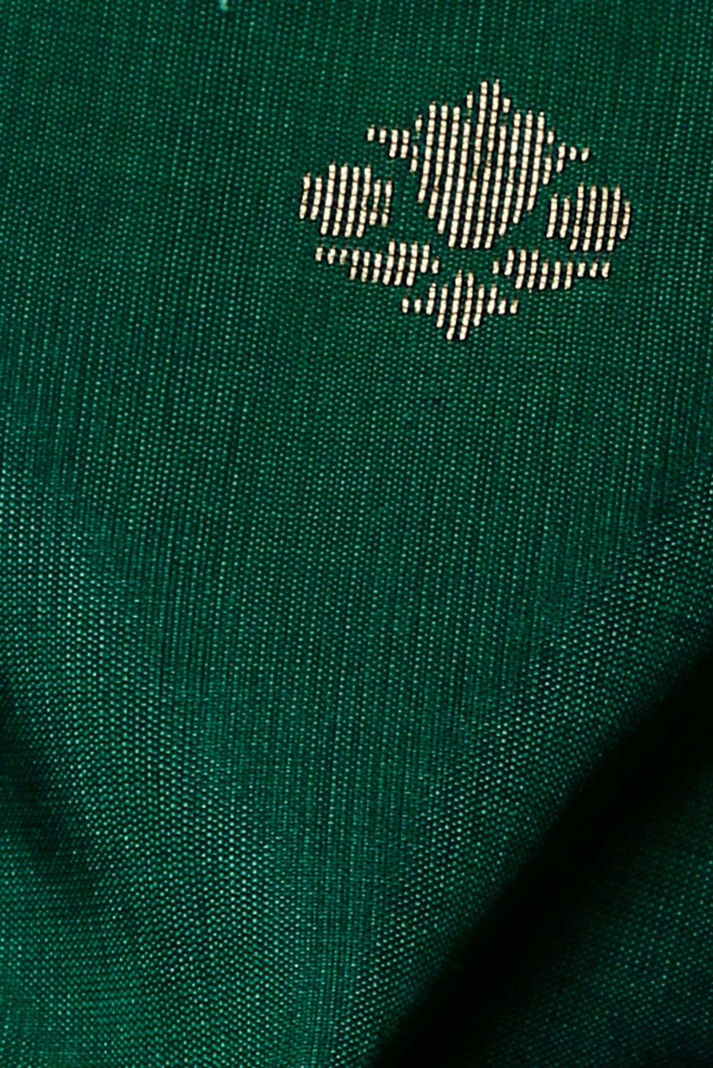 Green Banarasi Katan Silk Saree