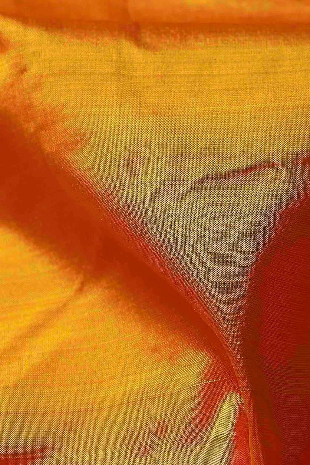 Orange Kanchipuram Silk Saree