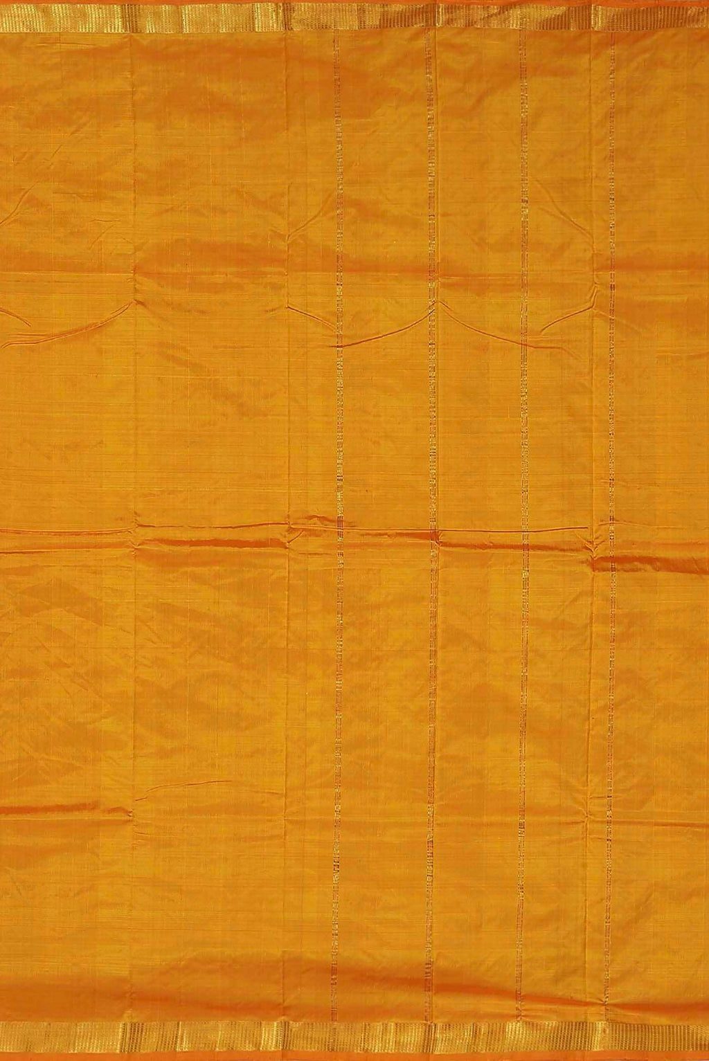 Orange Kanchipuram Silk Saree