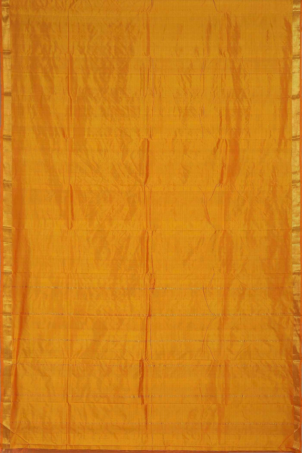 Orange Kanchipuram Silk Saree