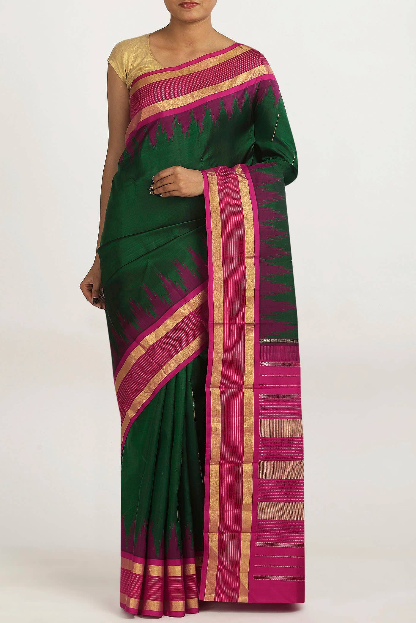 Green Kanchipuram Silk Saree