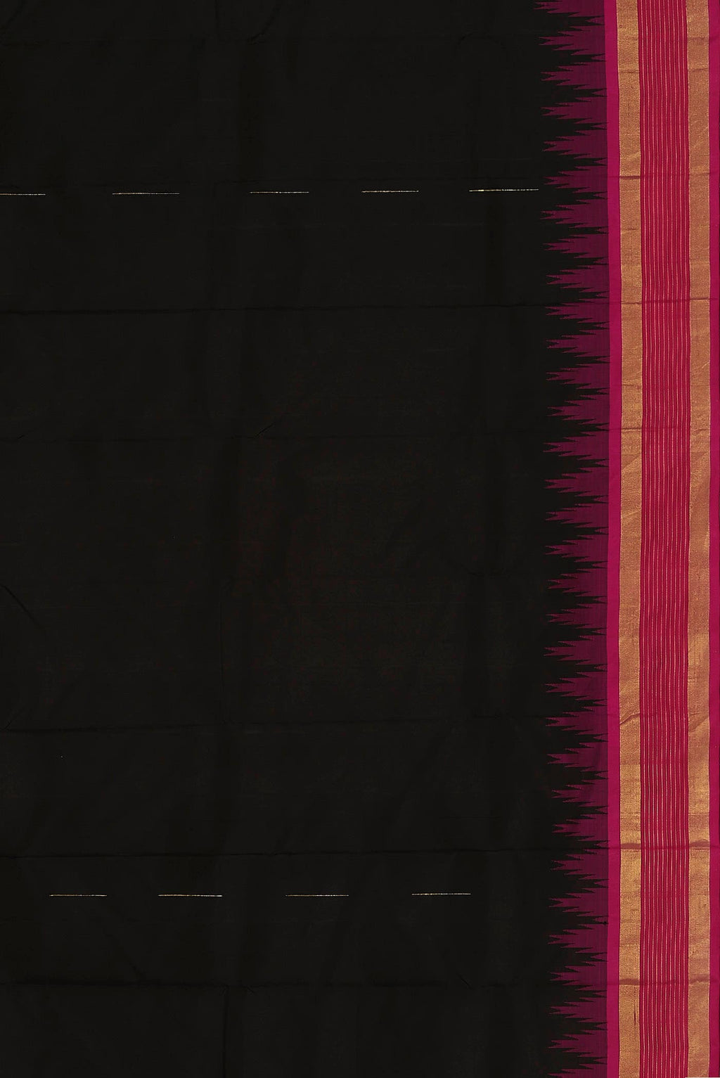 Black Kanchipuram Silk Saree