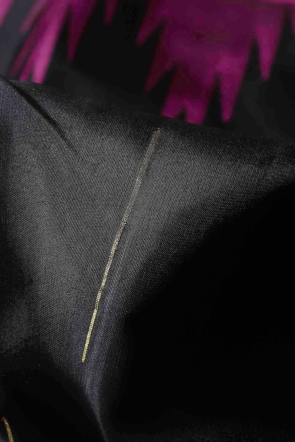 Black Kanchipuram Silk Saree
