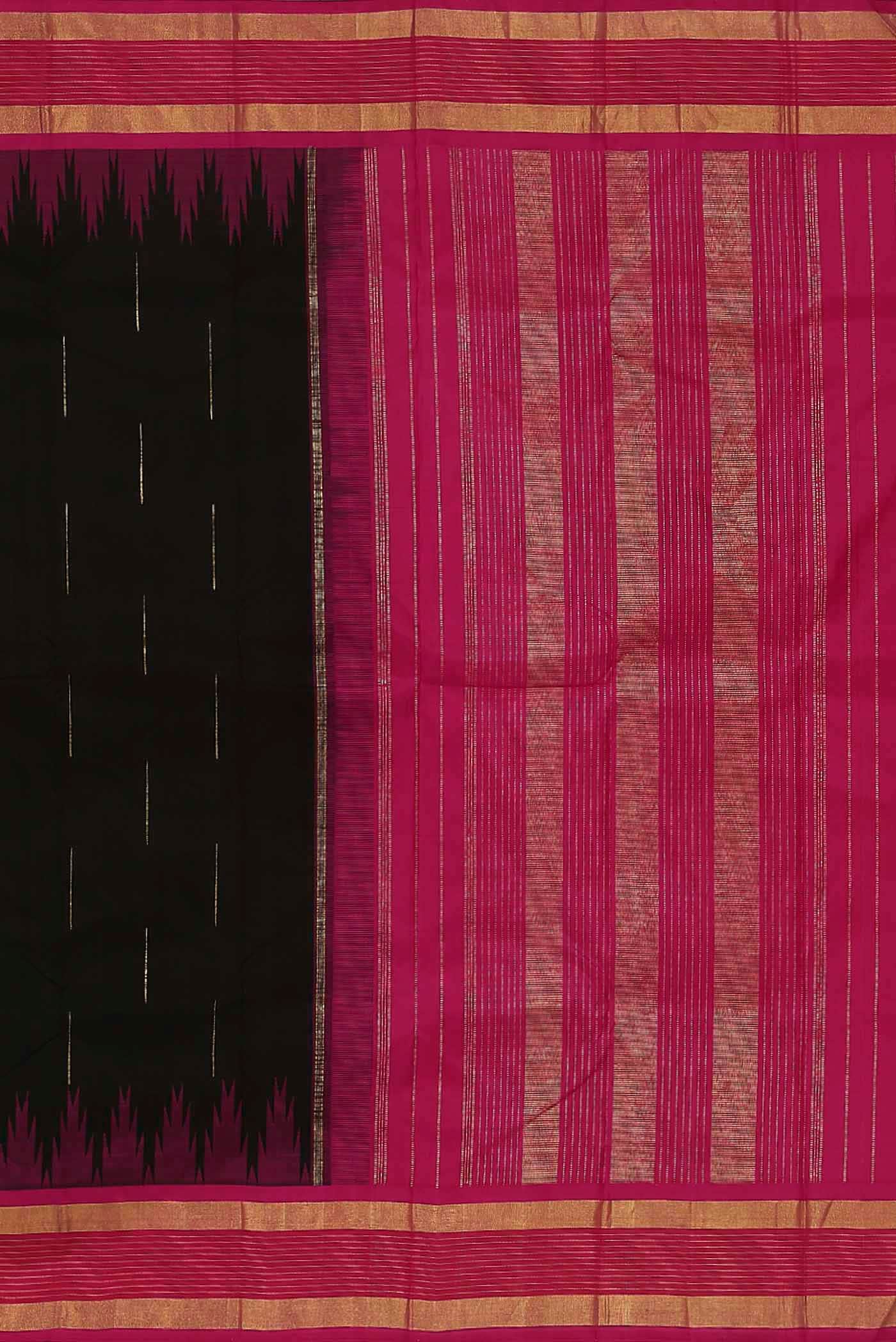 Black Kanchipuram Silk Saree