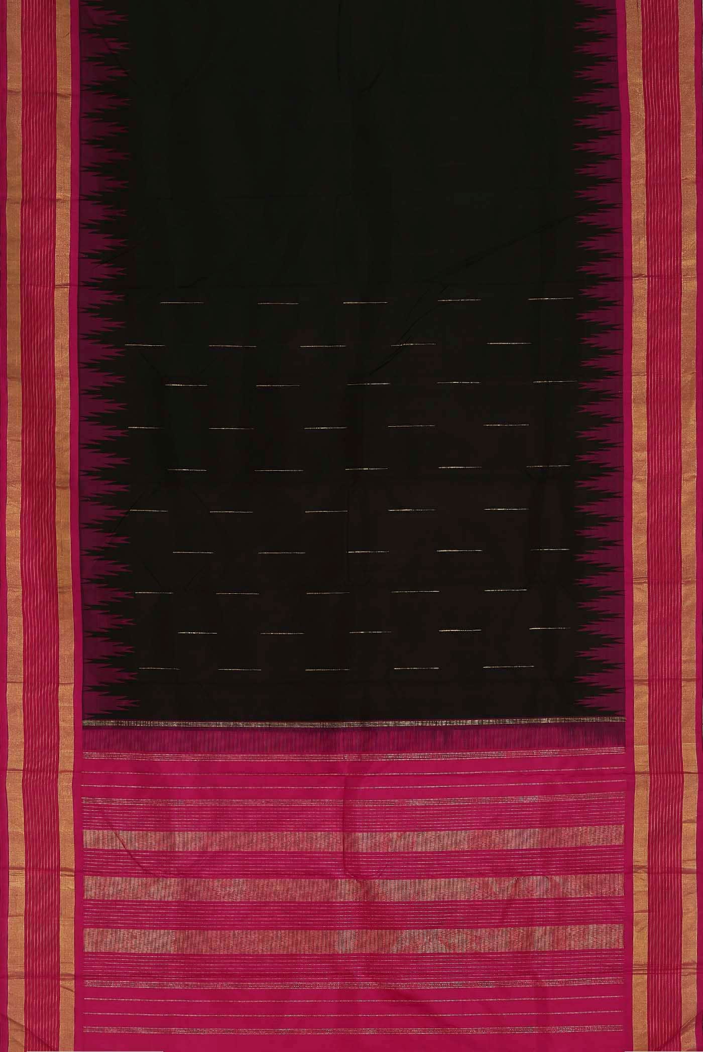 Black Kanchipuram Silk Saree