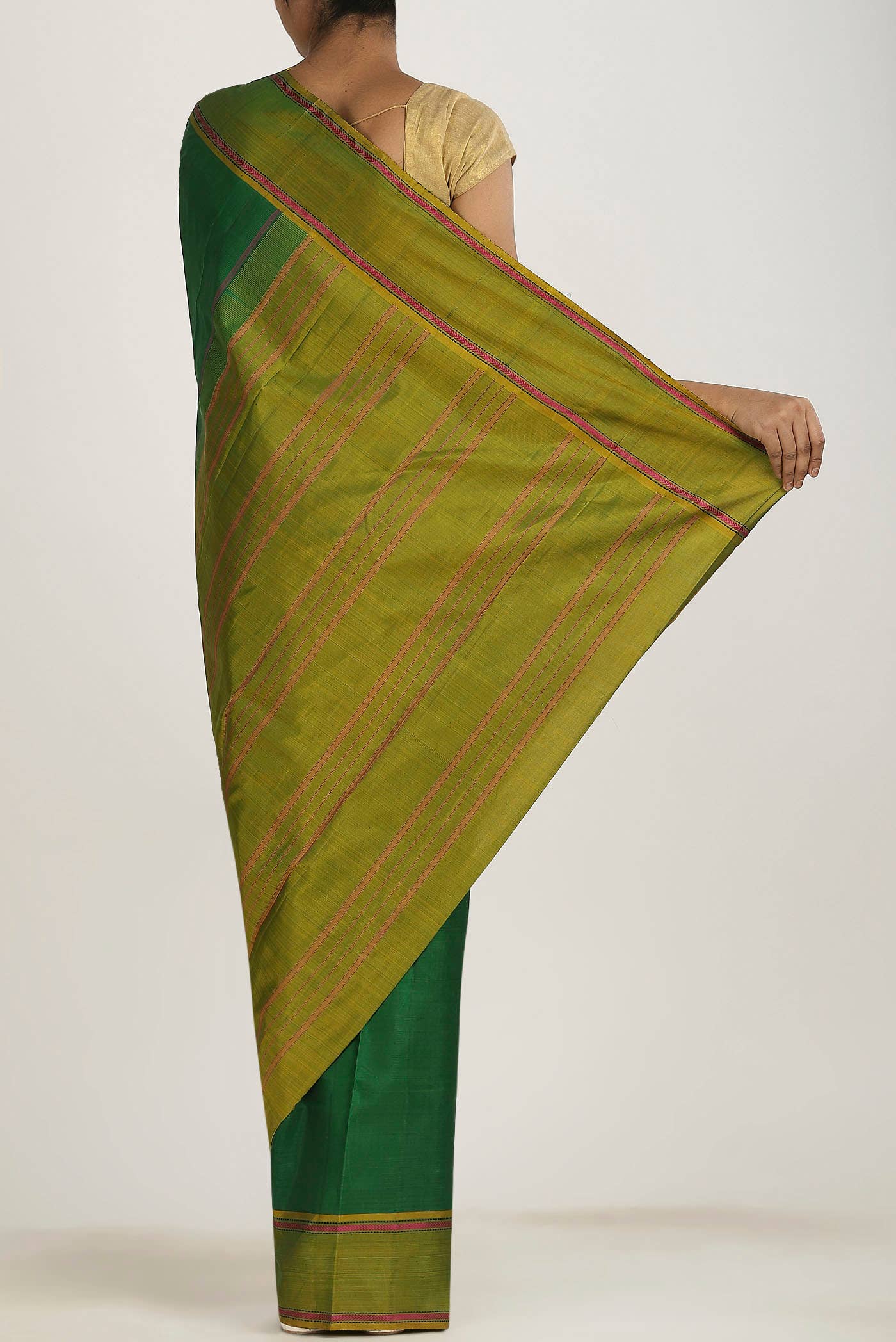 Green Kanchipuram Silk Saree