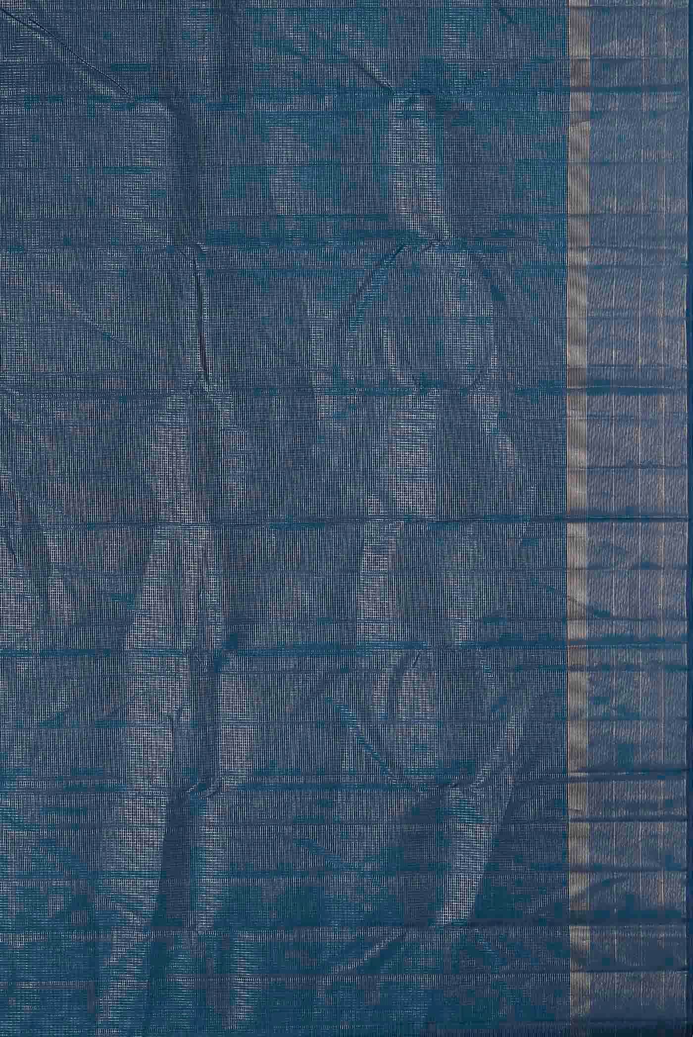 Blue Kanchipuram Silk Saree