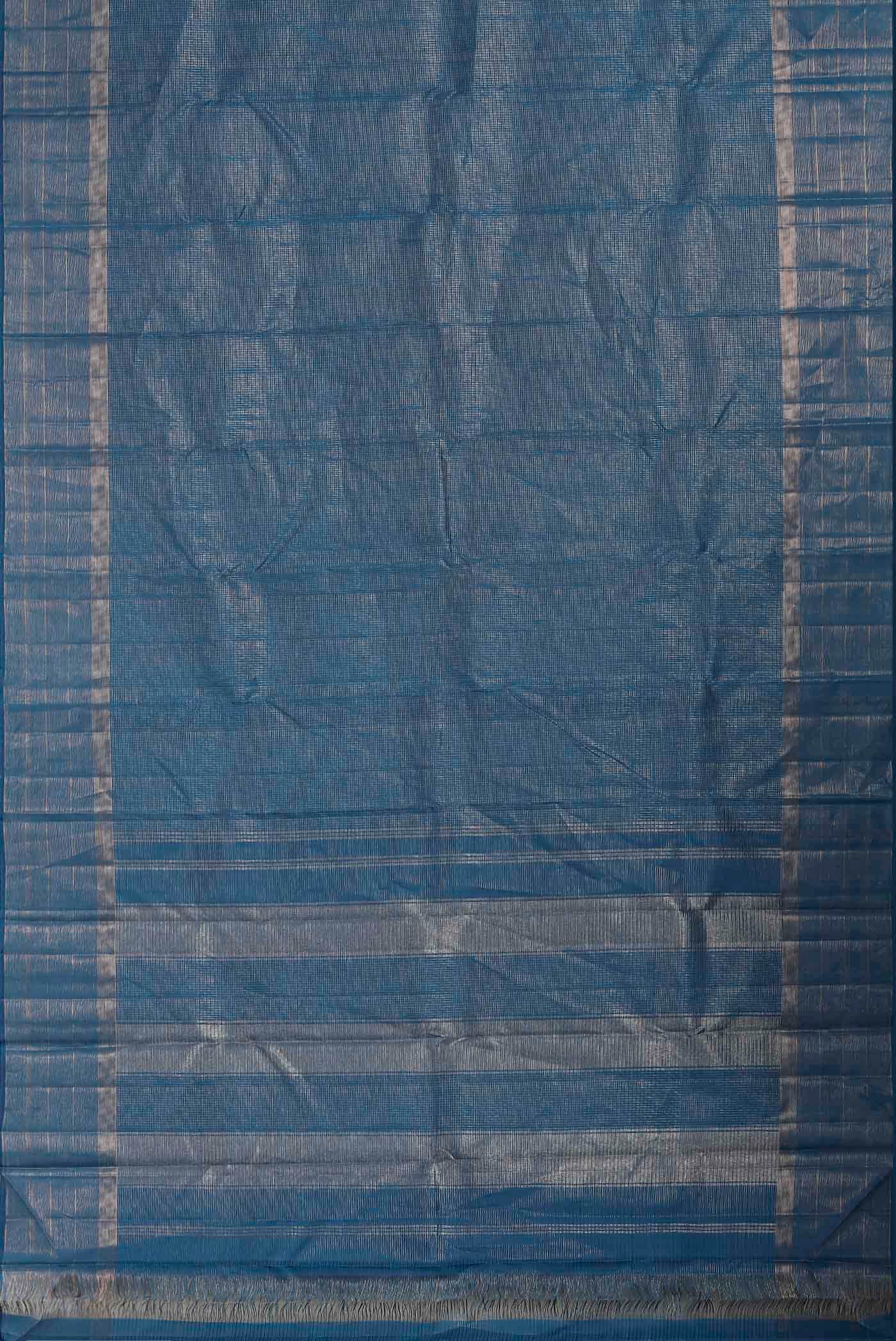 Blue Kanchipuram Silk Saree