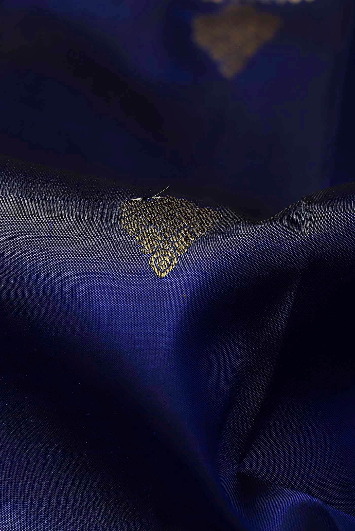 Blue Bangalore Silk Saree