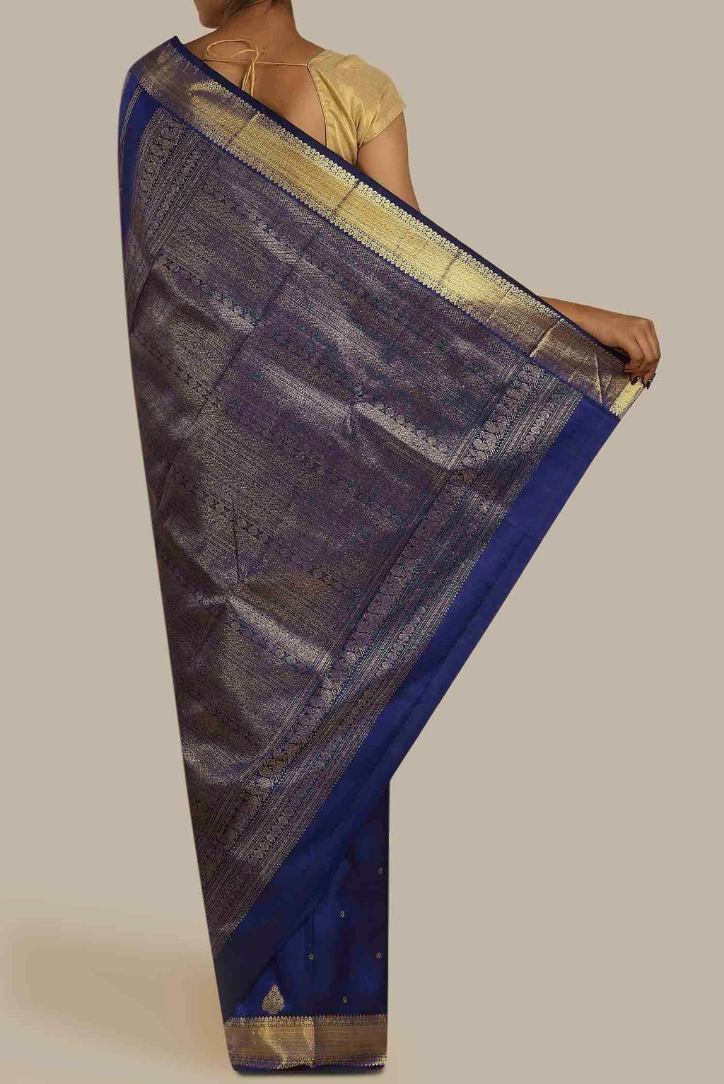 Blue Bangalore Silk Saree