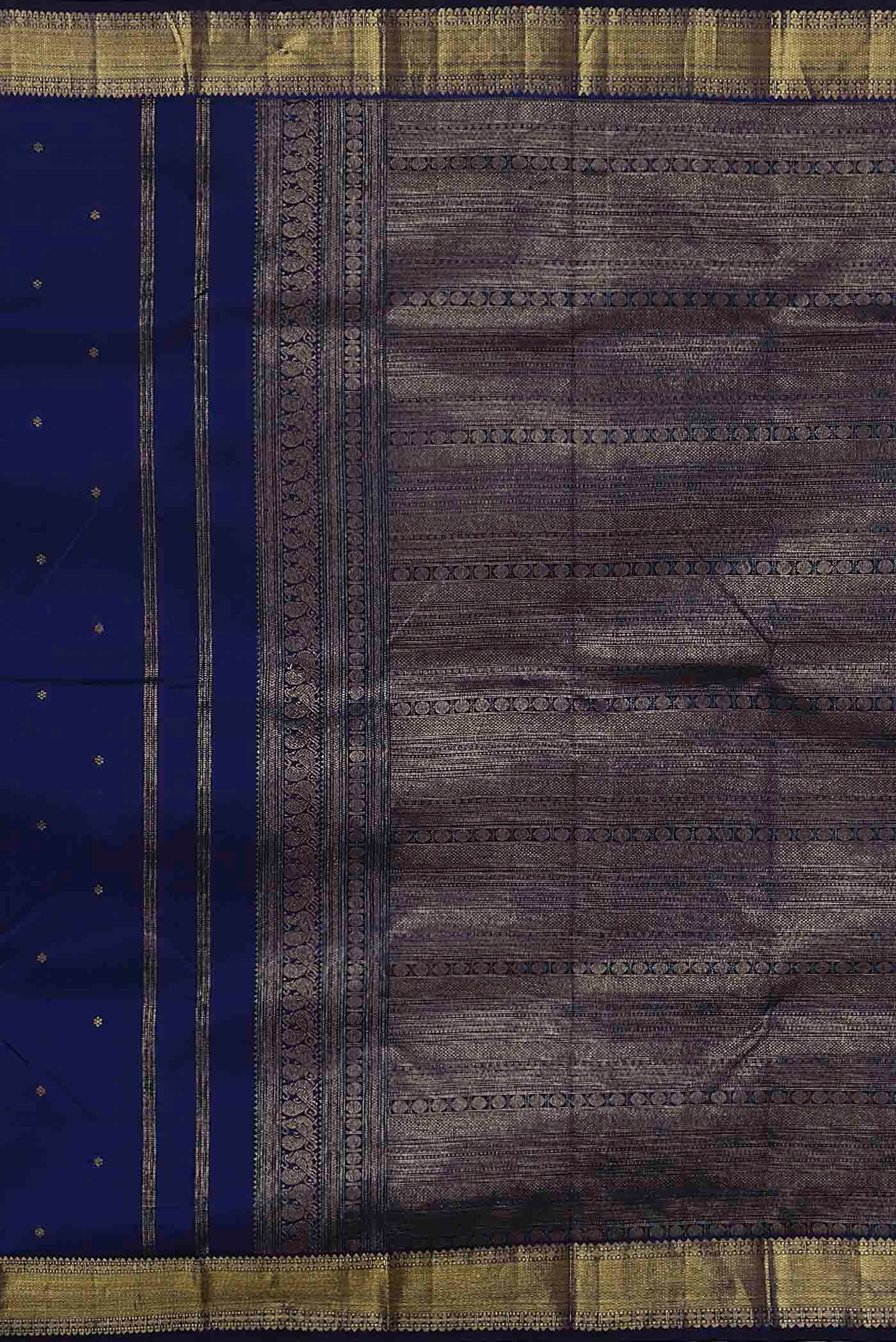 Blue Bangalore Silk Saree
