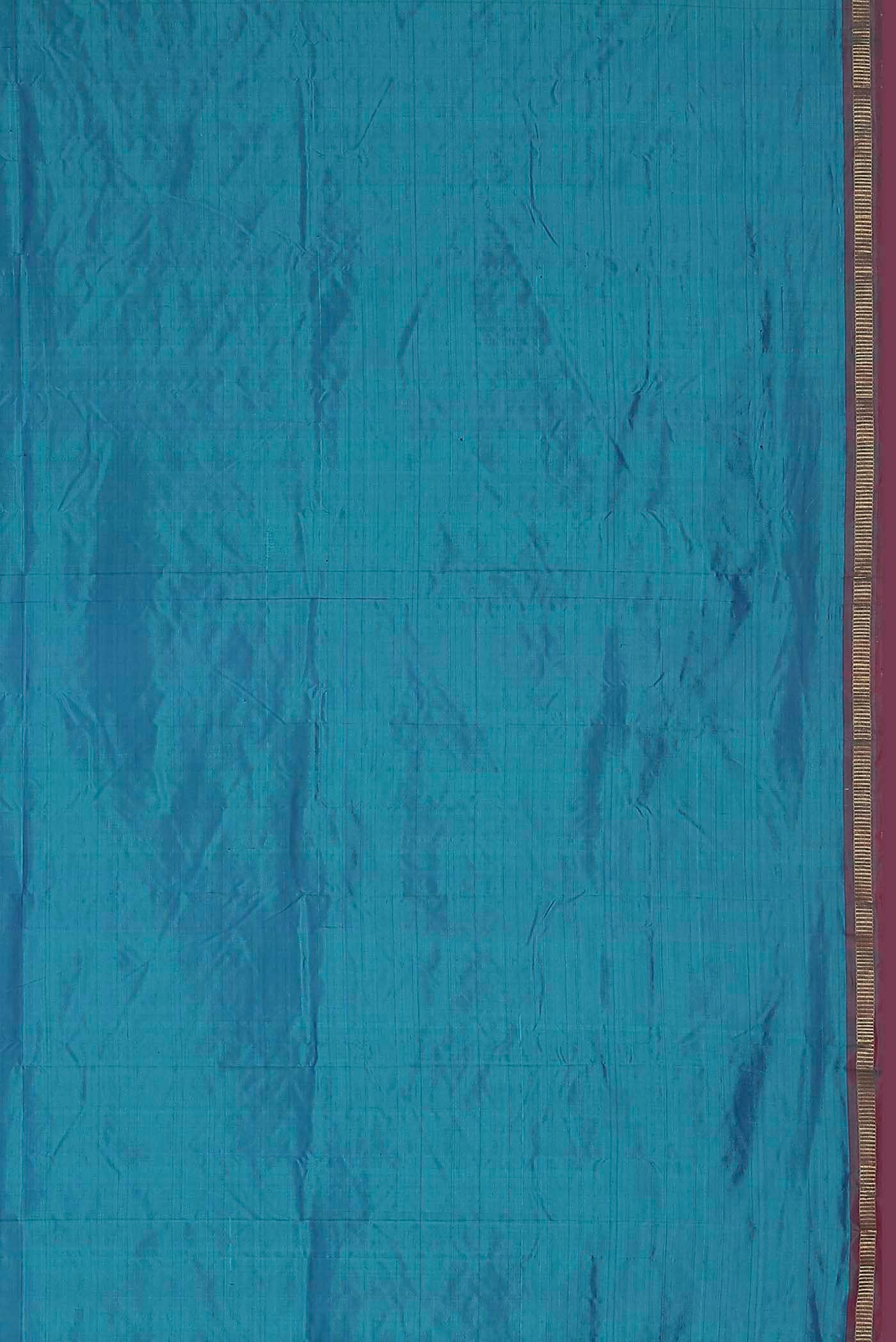 Blue Kanchipuram Silk Saree