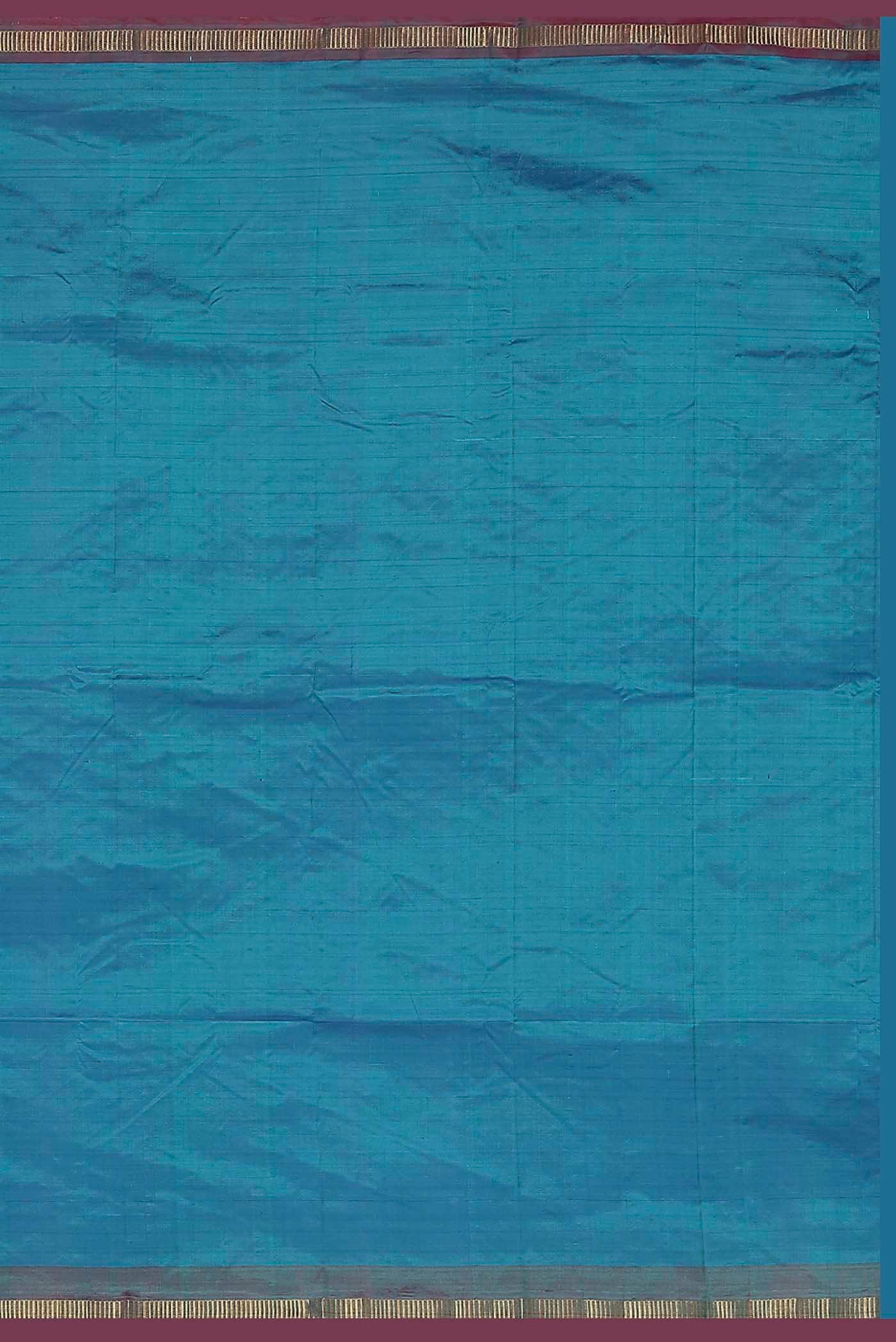 Blue Kanchipuram Silk Saree