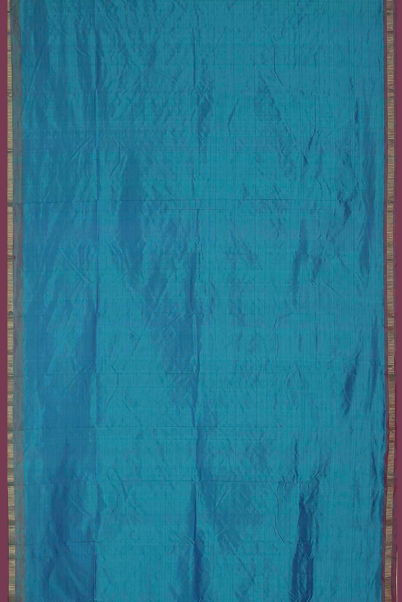 Blue Kanchipuram Silk Saree