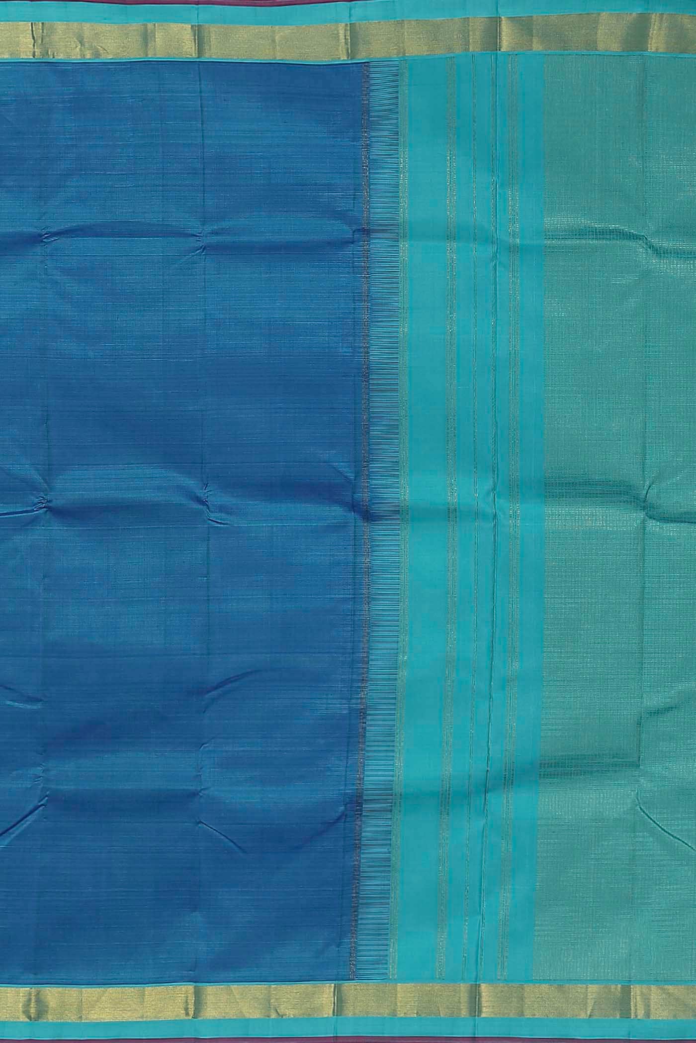 Blue Kanchipuram Silk Saree