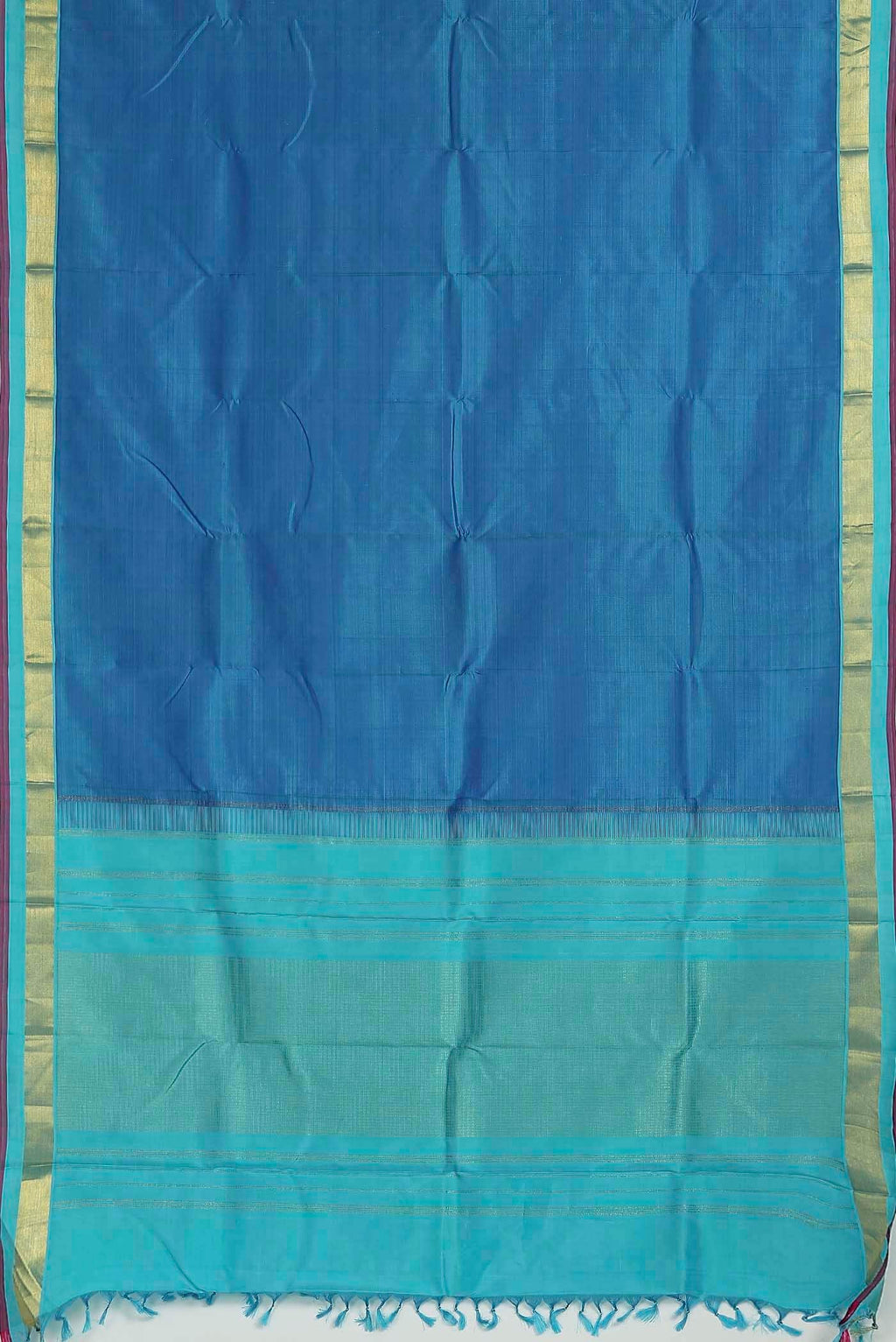 Blue Kanchipuram Silk Saree