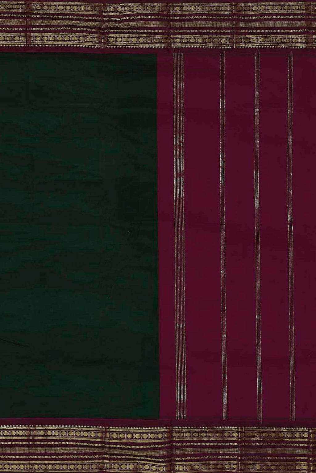 Green Bangalore Silk Saree