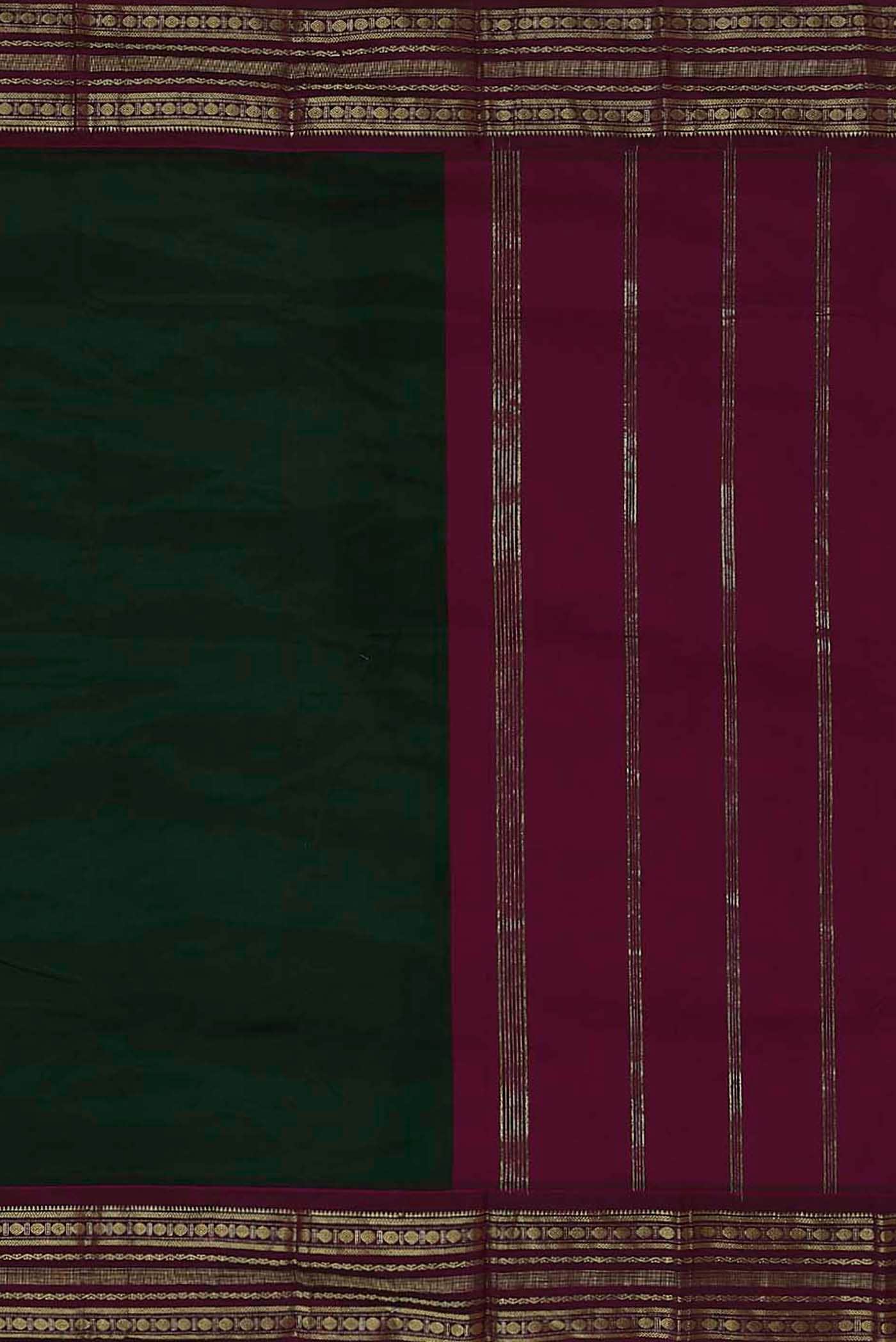 Green Bangalore Silk Saree