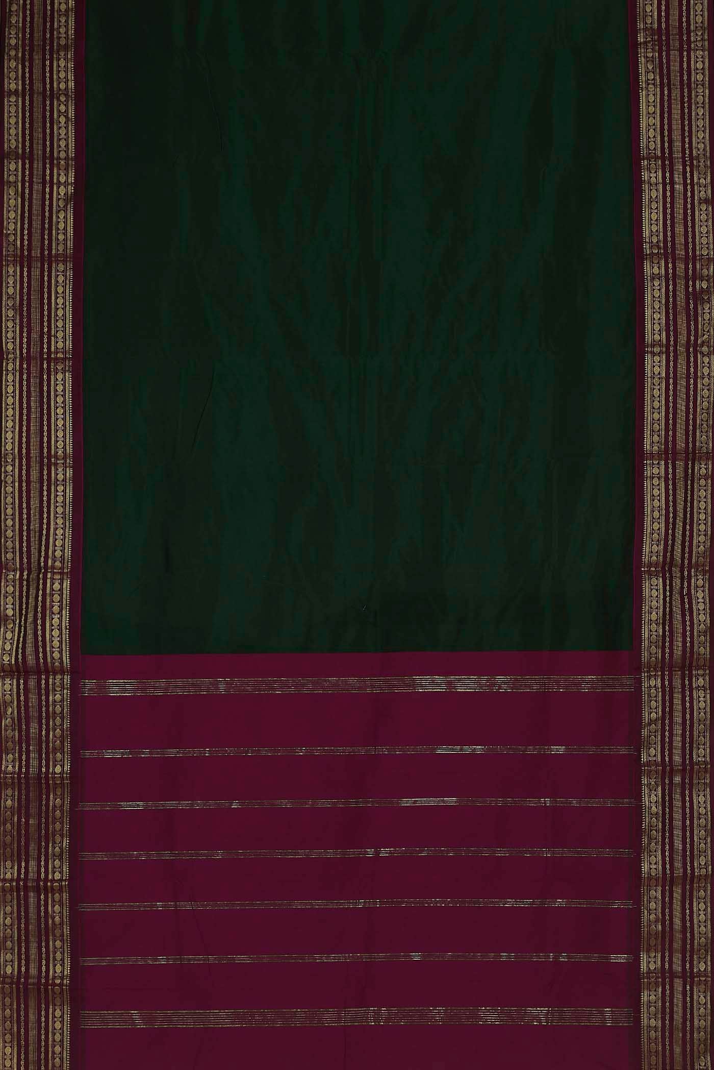 Green Bangalore Silk Saree
